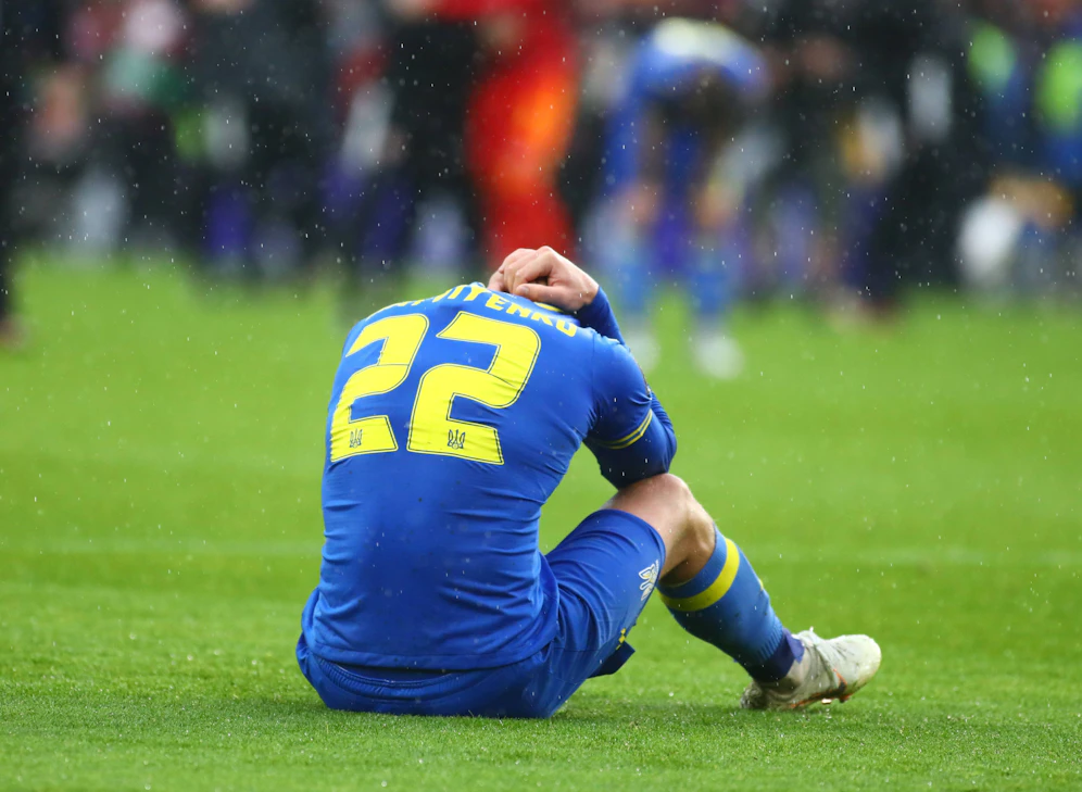 Der WM-Traum der Ukraine ist geplatzt. 
