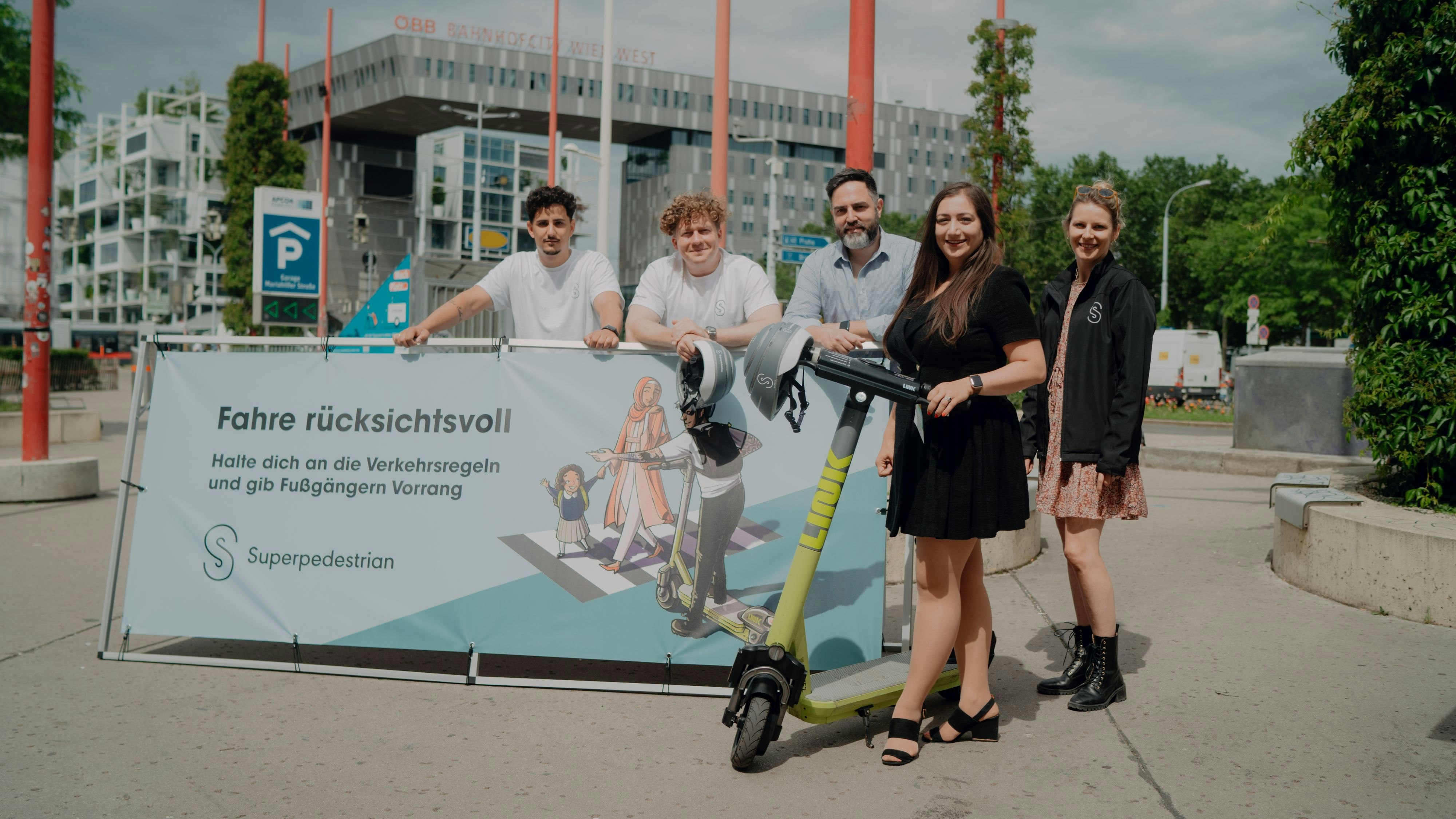 Link Scooter werden ab dem Sommer sicherer. 