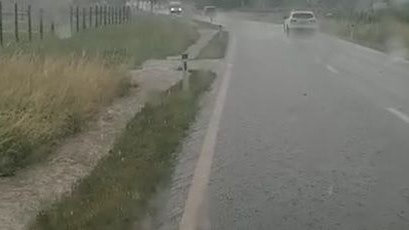 Nicht nur im Burgenland regnete es am Nachmittag heftig.