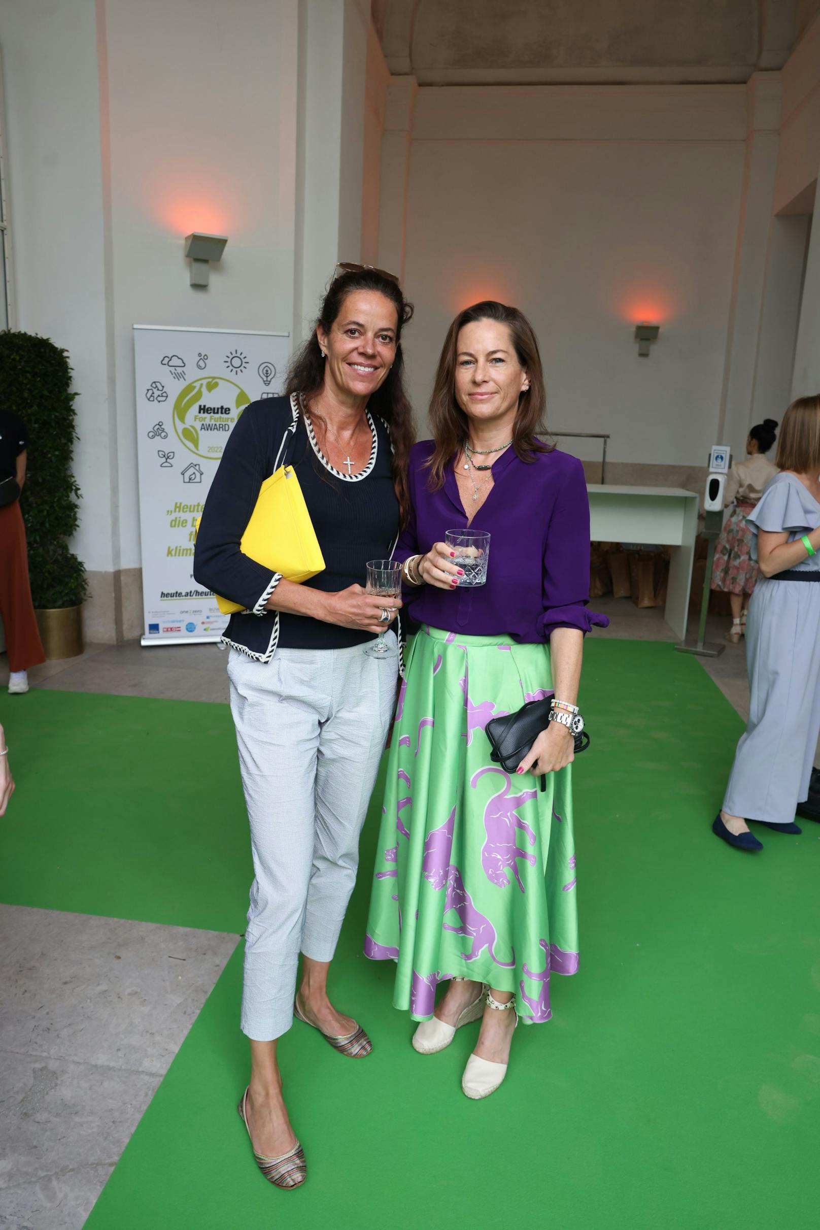 Genossen den Event: Patricia Wallentin mit Galeristin Birgit Lauda