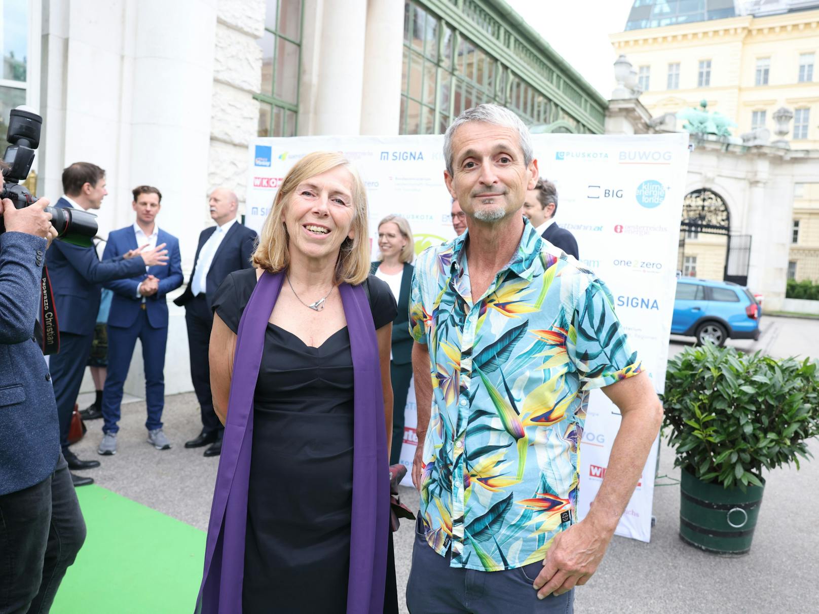 Friedensnobelpreisträgerin Renate Christ (2007) und Umweltmediziner Hans-Peter Hutter.