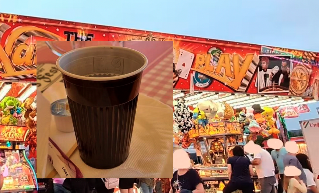 Becherkaffee um 3,50 Euro am St. Pöltner Volksfest