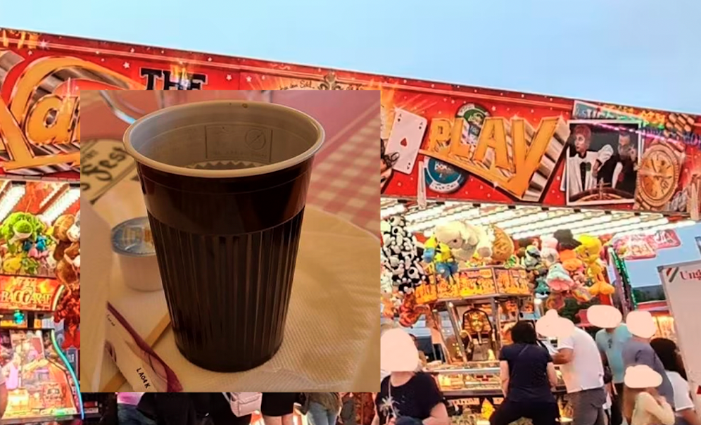 Becherkaffee um 3,50 Euro am St. Pöltner Volksfest