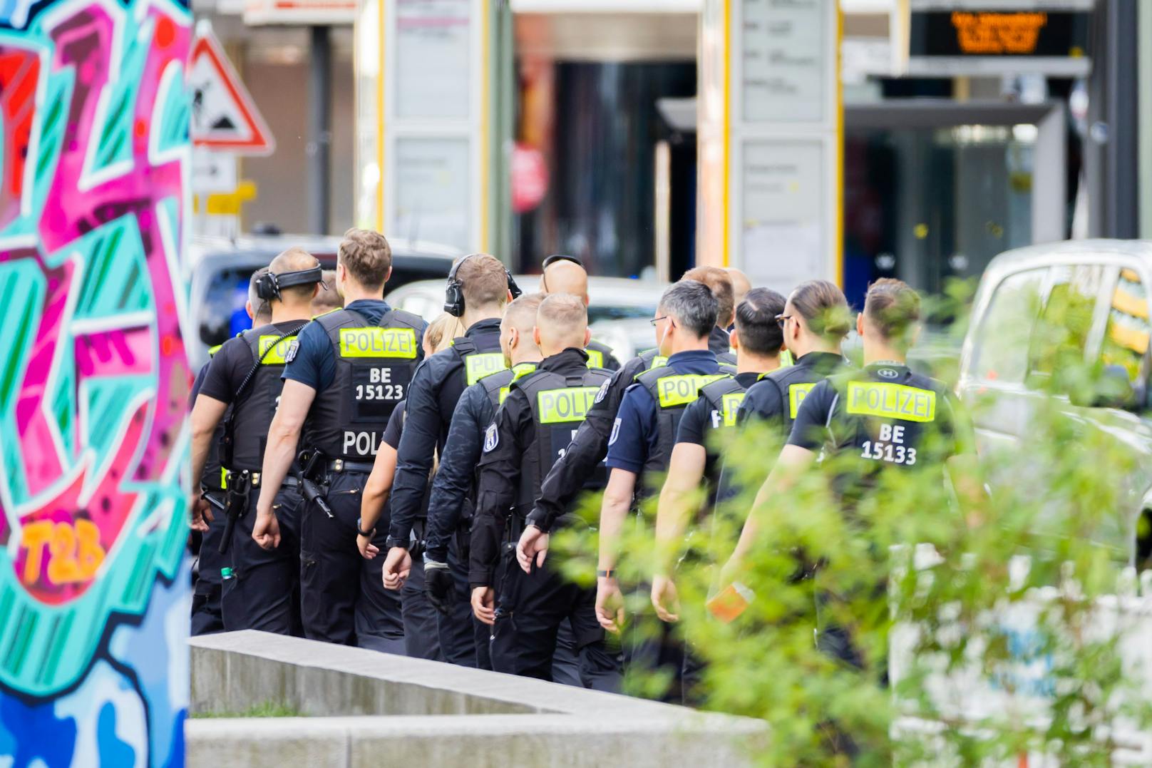 Polizeieinsatz in Berlin.