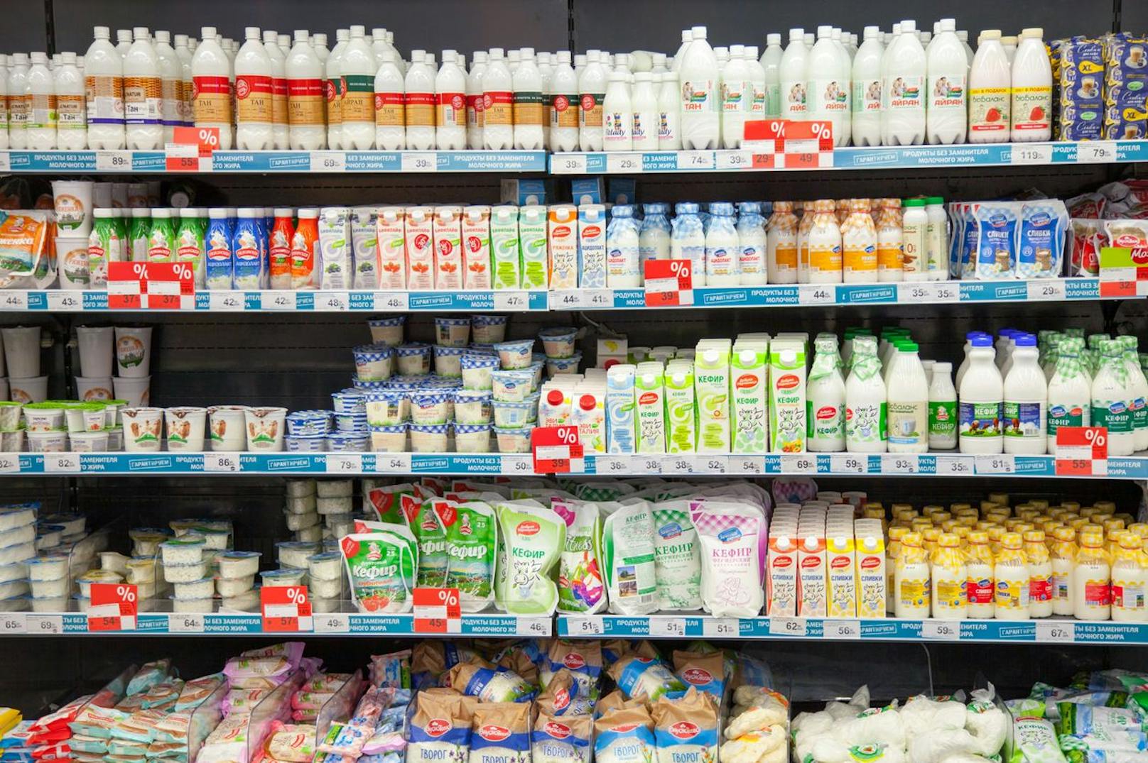 Der Preis für Milch ist um 15 Prozent gestiegen.