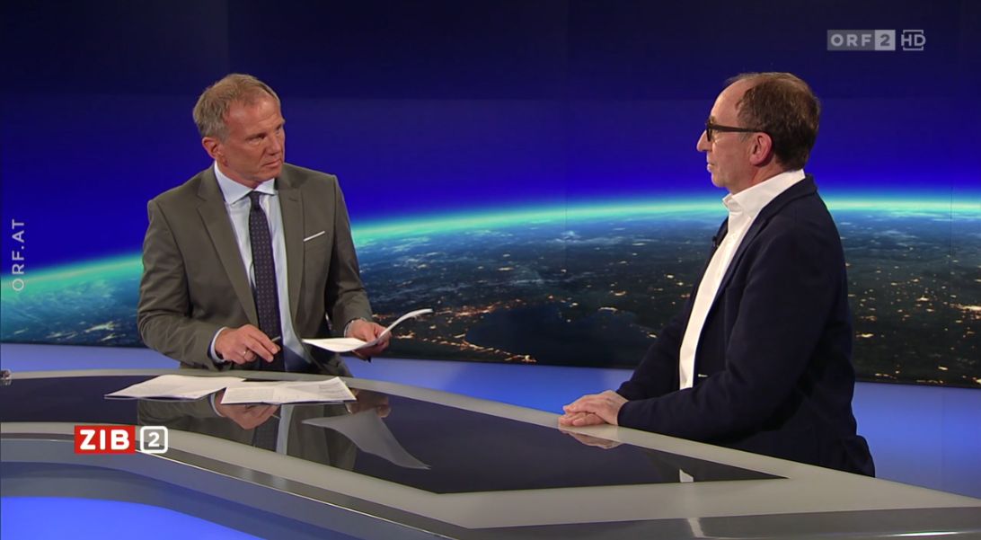 Armin Wolfs erste ZIB2 nach seiner ORF-Zwangspause. Zu Gast im Studio war Gesundheitsminister Johannes Rauch.
