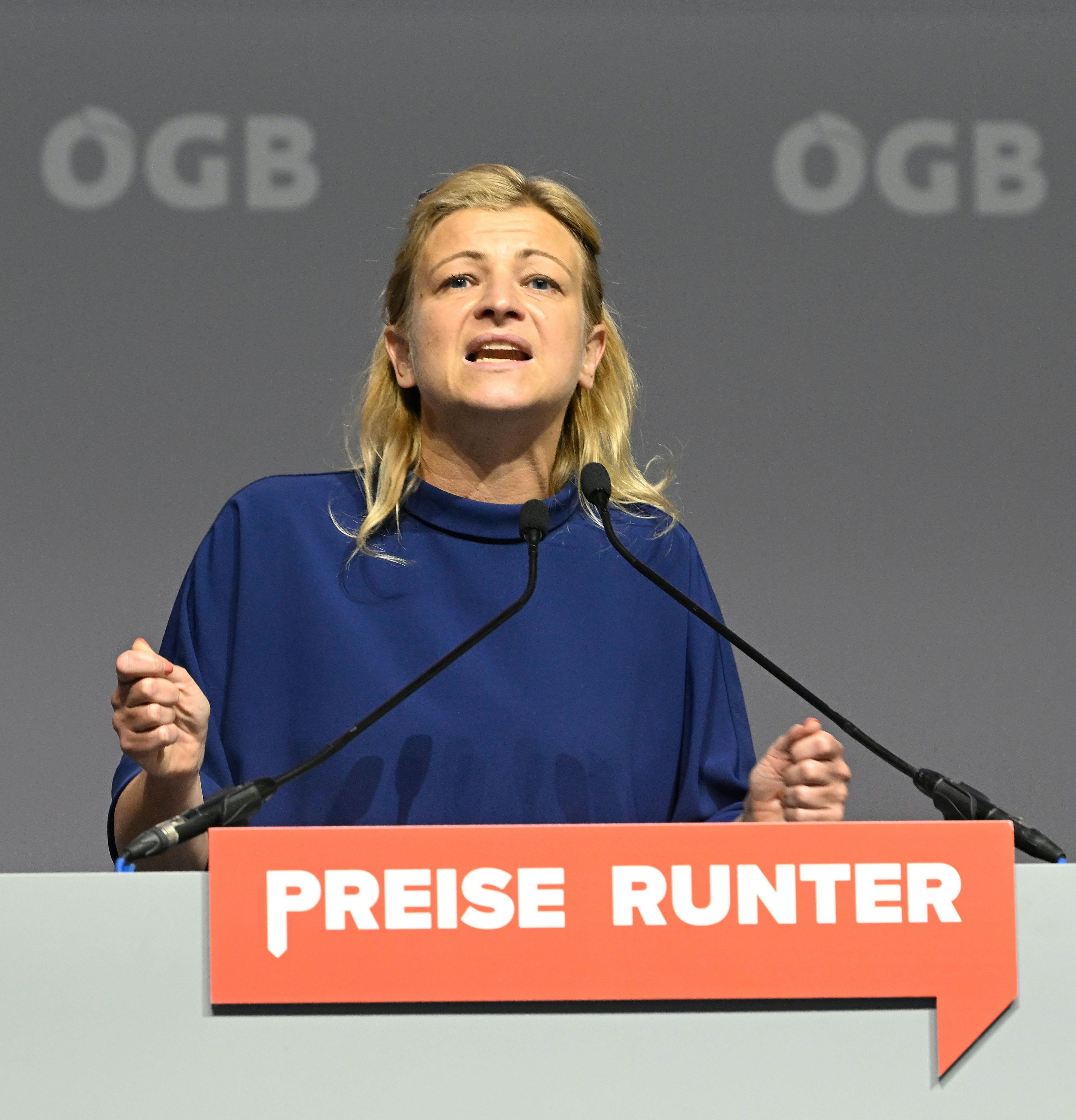 Barbara Teiber ist die Vorsitzende der Gewerkschaft der Privatangestellten (GPA).