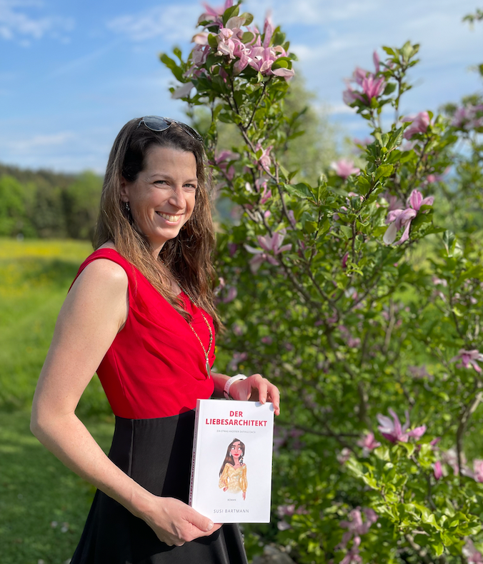 Susi Bartmann hilft Singles durch den Dating-Dschungel. Nun hat sie ihren ersten Roman "Der Liebesarchitekt" geschrieben.