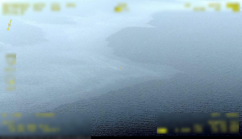 Eine unbekannte Substanz wurde am 8. Juni von der schwedischen Küstenwache in der Ostsee entdeckt.