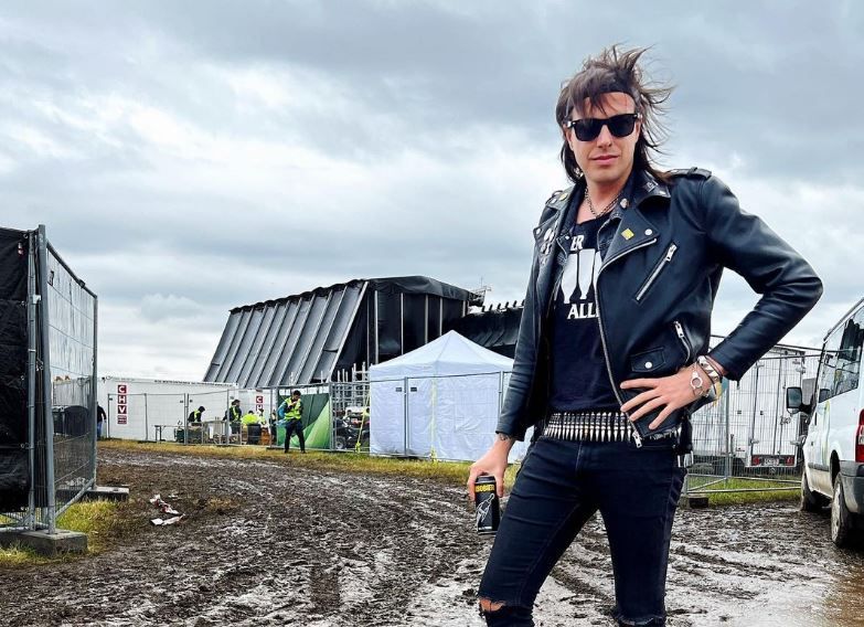 Marco Pogo beim Nova Rock.