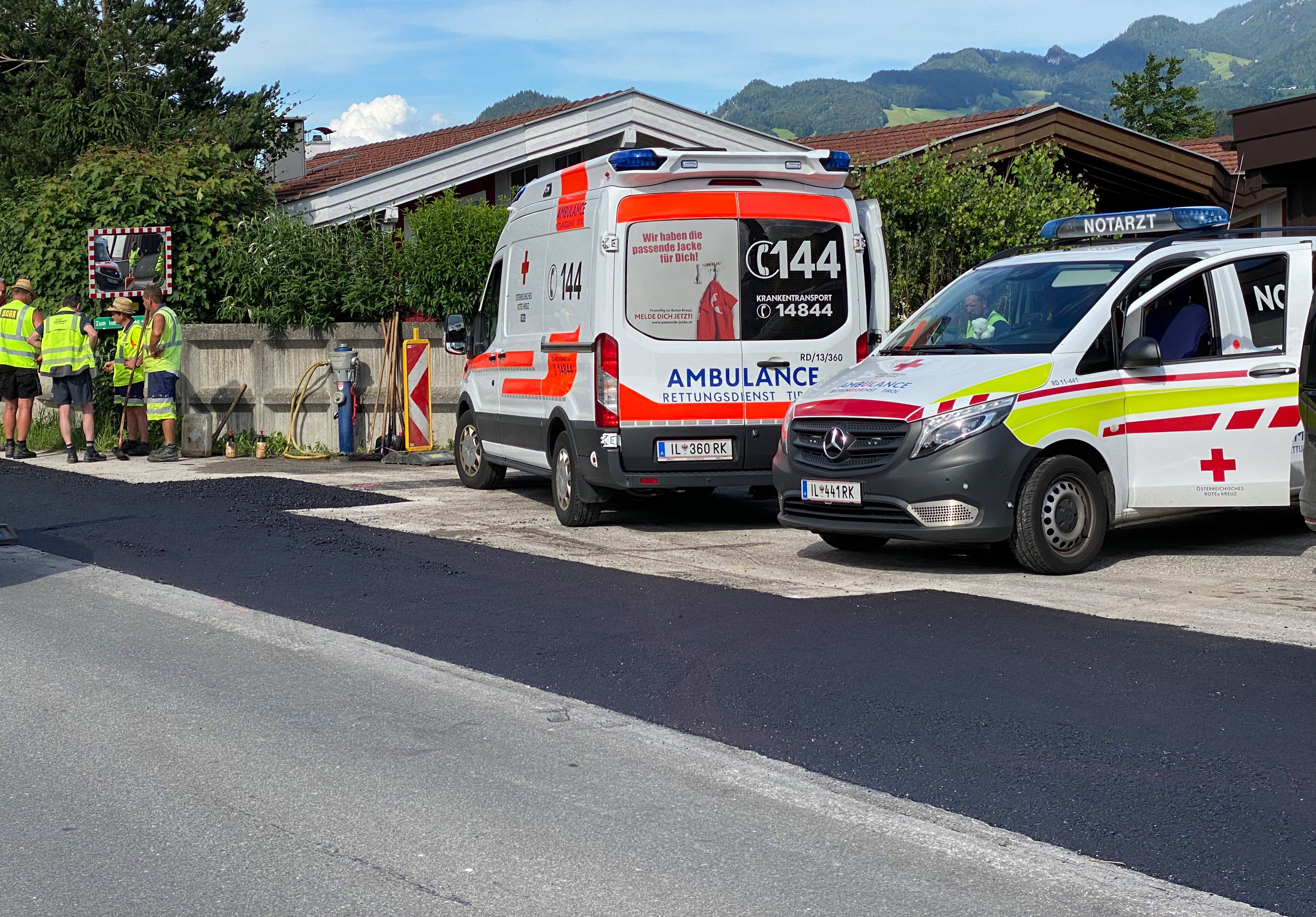 Der Unfall ereignete sich auf einer Baustelle in Münster.