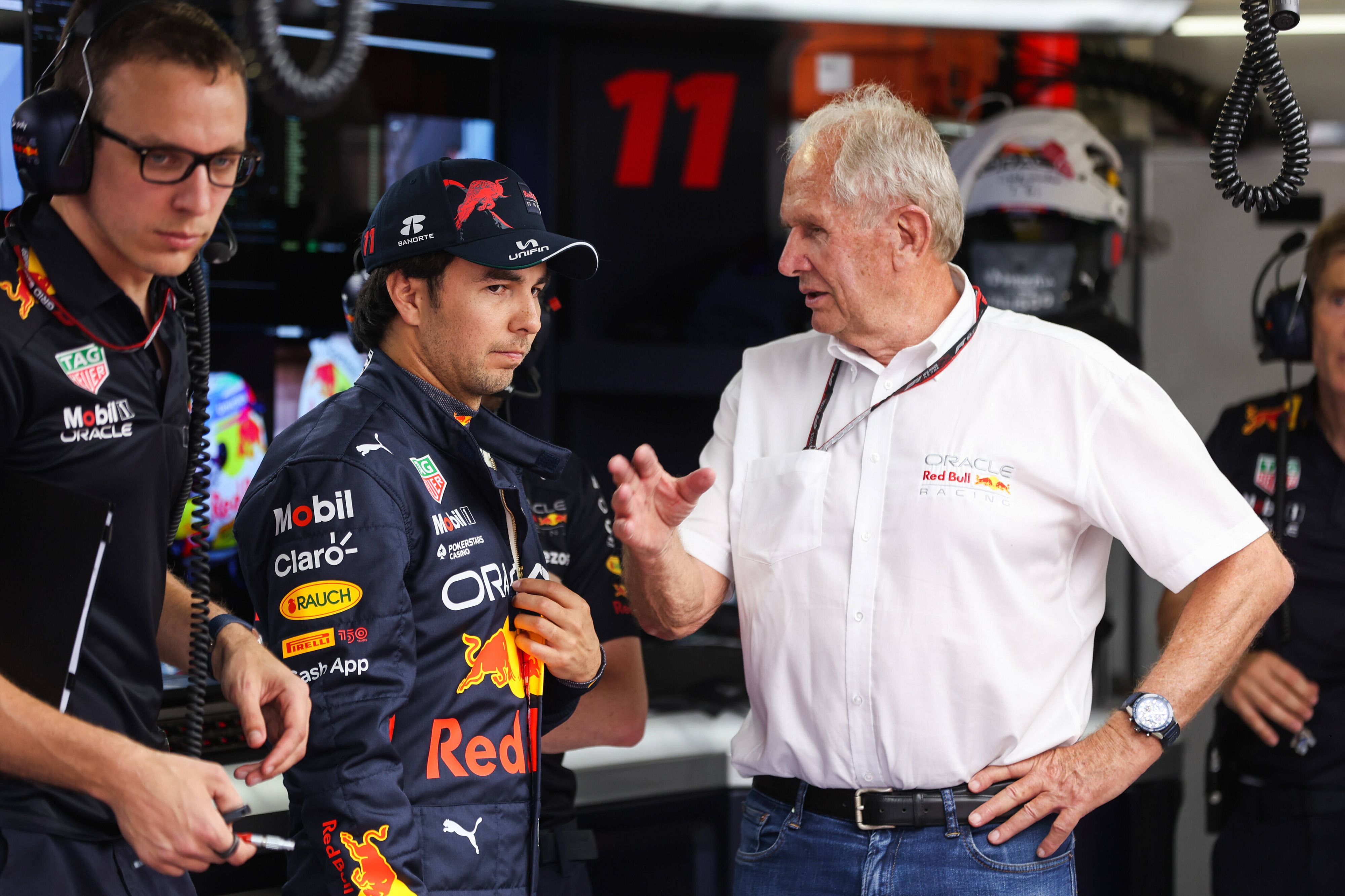 Helmut Marko machte klar, dass Sergio Perez Weltmeister werden darf. 