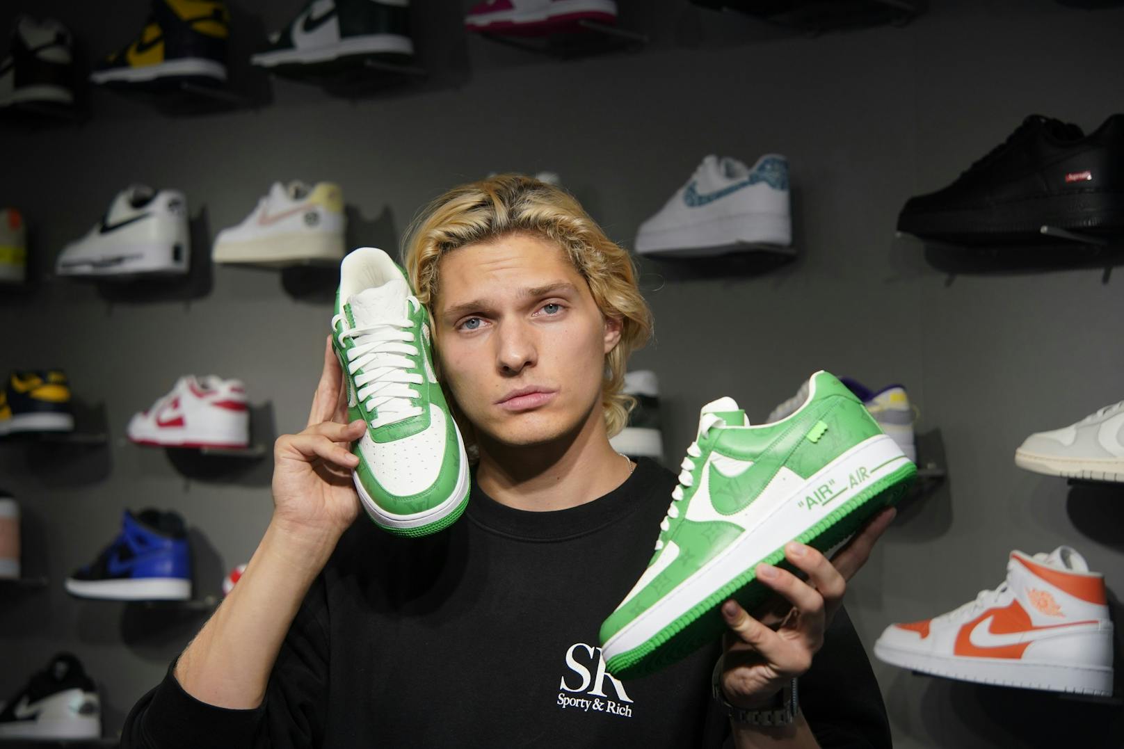 SYRUP-Storemanager Fabian ist Sneaker-Lover durch und durch.
