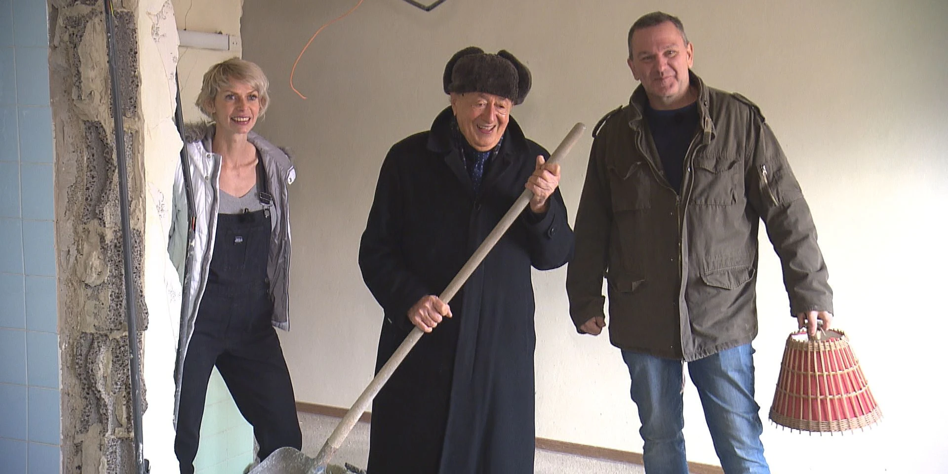 Richard Lugner räumt bei den Nussbaums auf
