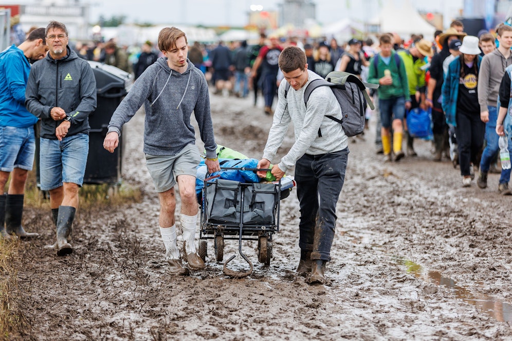 Viel Schlamm beim Nova Rock 2022