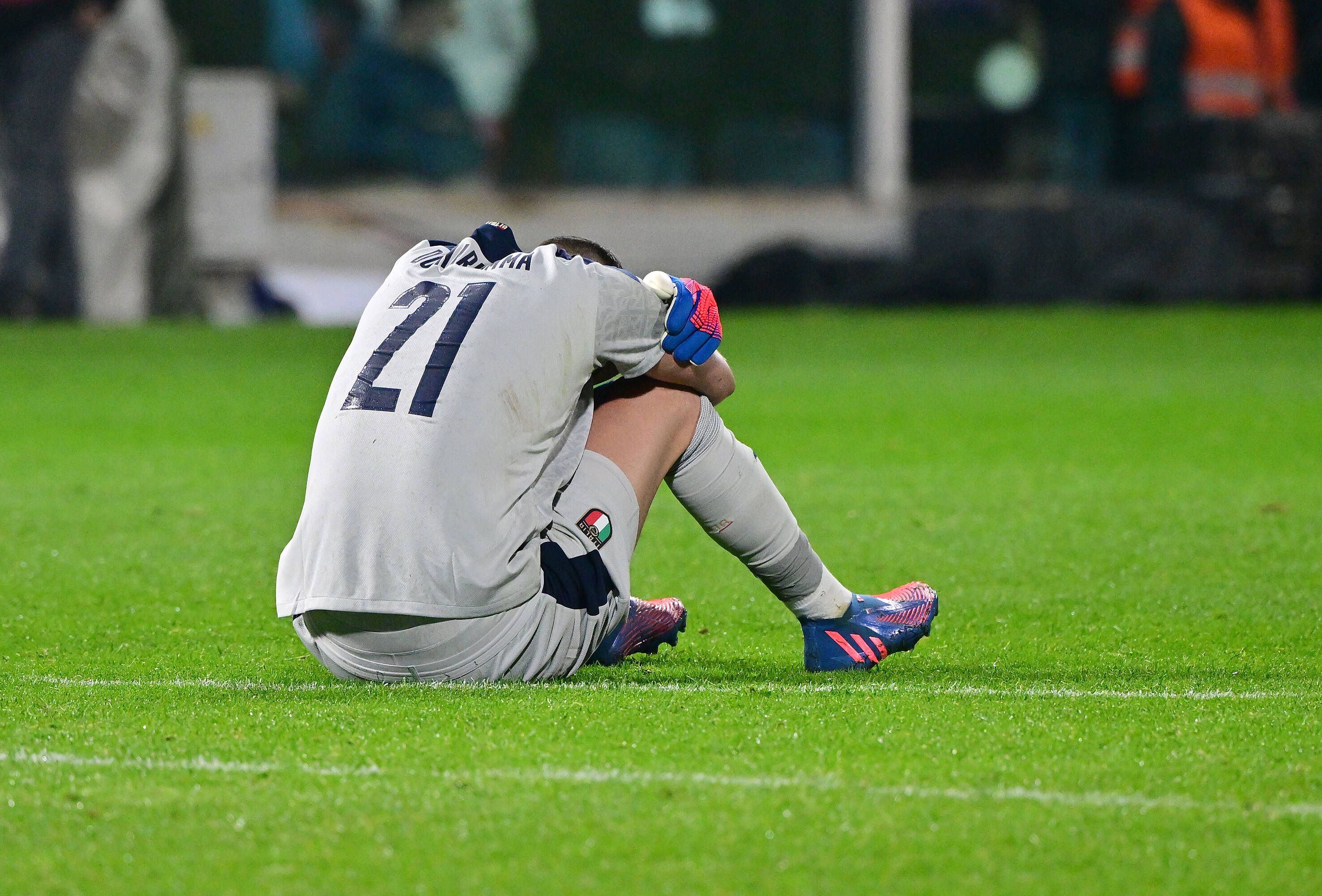 Keeper Gianluigi Donnarumma und Italien werden nicht bei der Weltmeisterschaft antreten. 