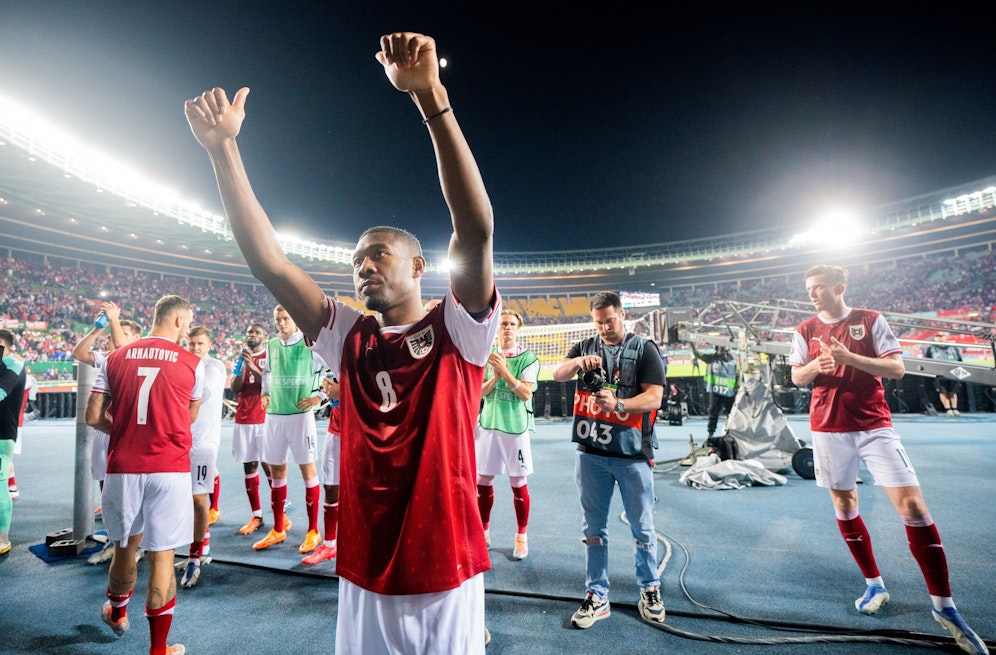 Österreich konnte gegen Frankreich einen Punkt mitnehmen. 