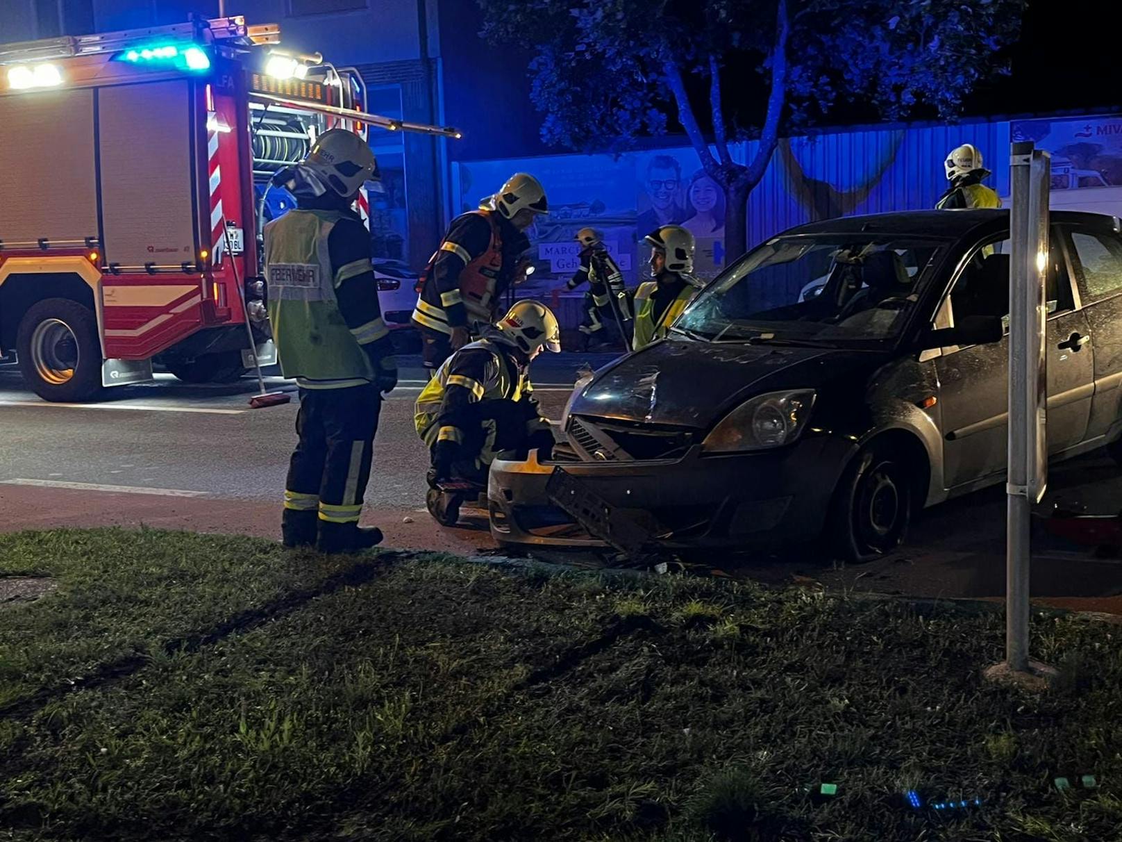 Der Lenker wurde verletzt.