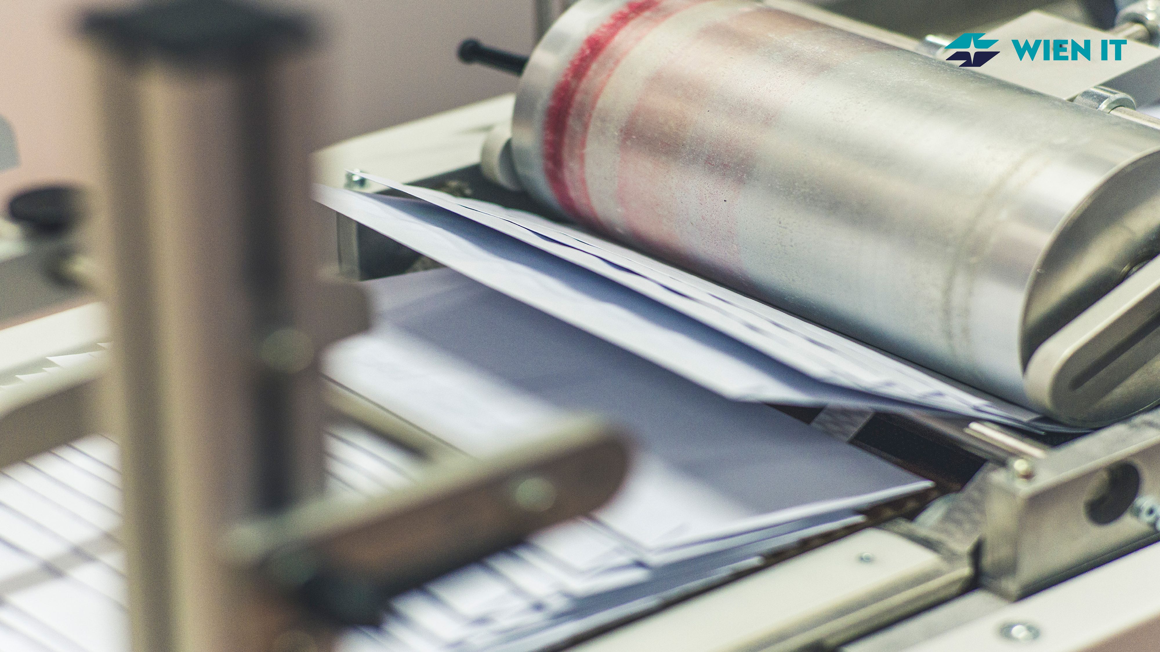 Die Druckerei von WienIT.