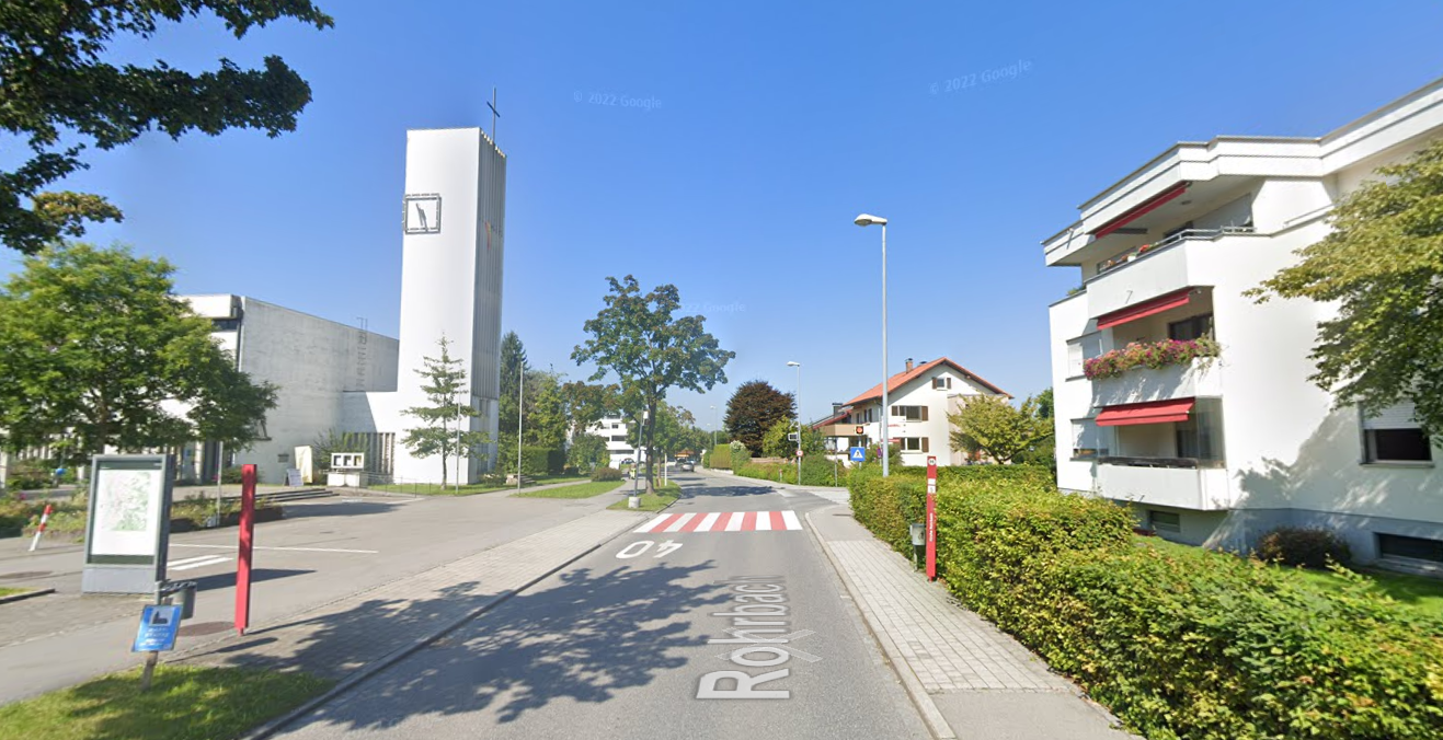 An diesem Zebrastreifen ereignete sich der Unfall.