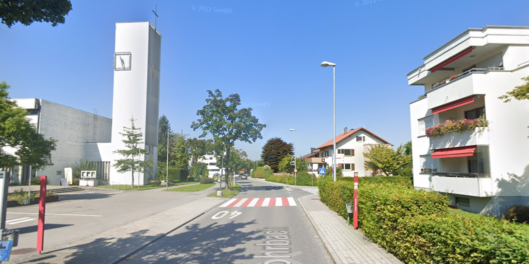 An diesem Zebrastreifen ereignete sich der Unfall.