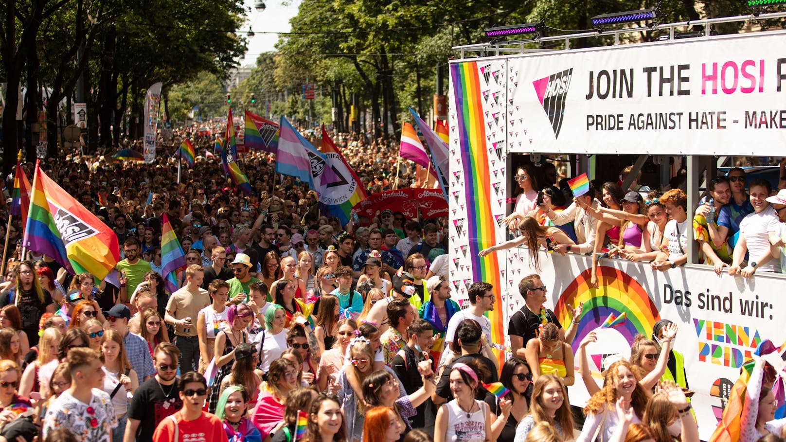 Pride in Wien – die Details zur Ringsperre am Samstag