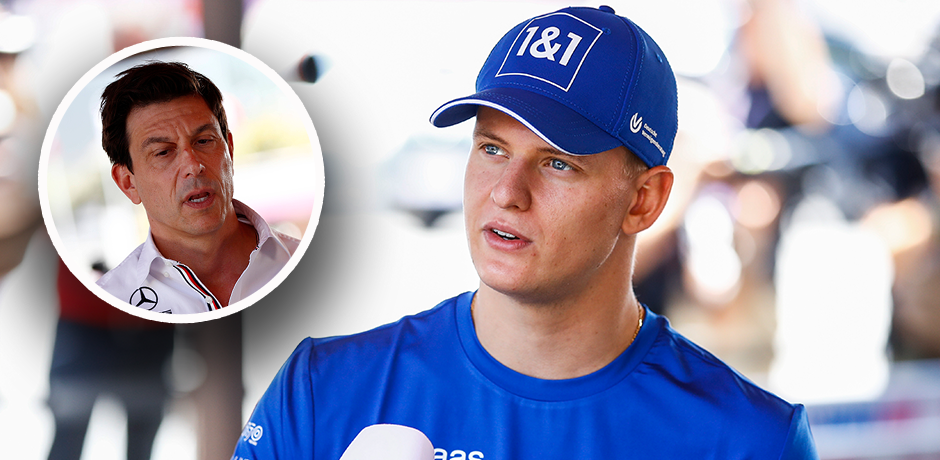 Toto Wolff beobachtet auch Mick Schumacher. 