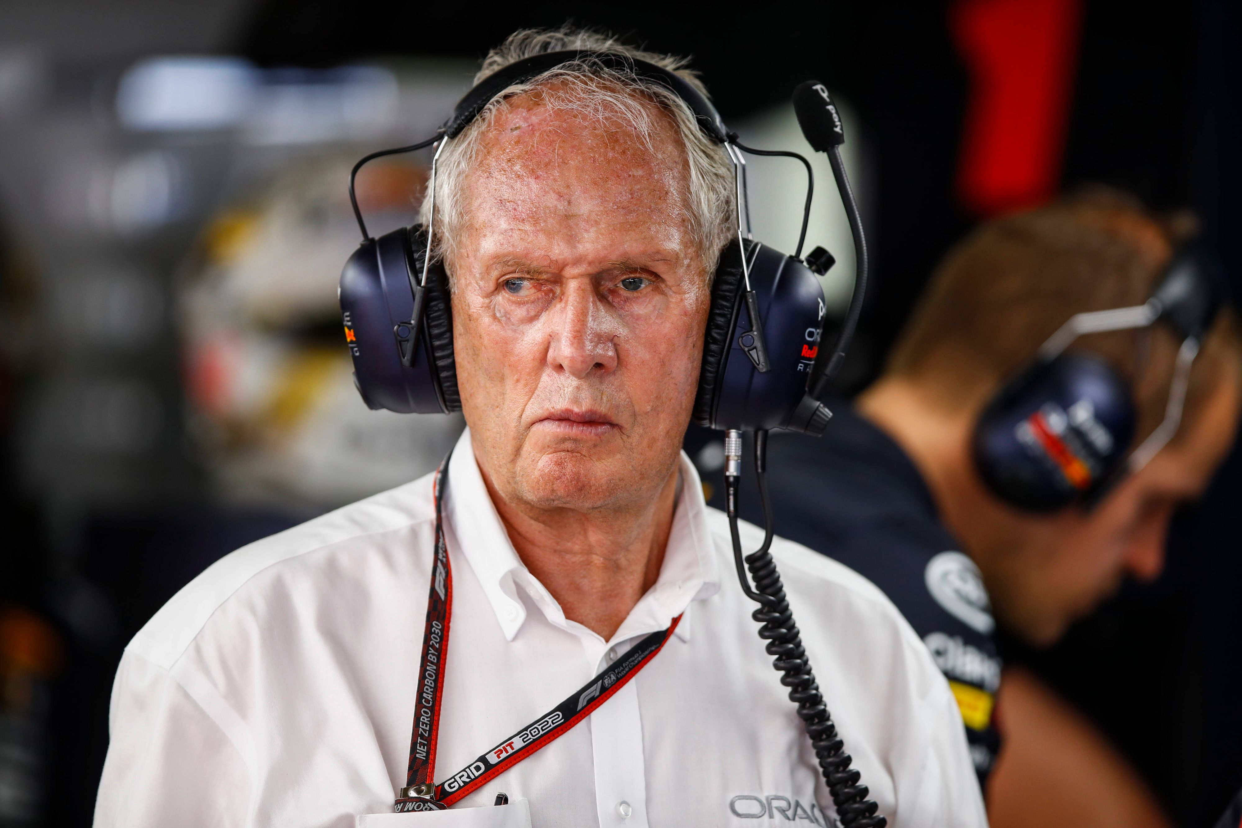 Red-Bull-Berater Helmut Marko trauert der Pole-Position nach. 