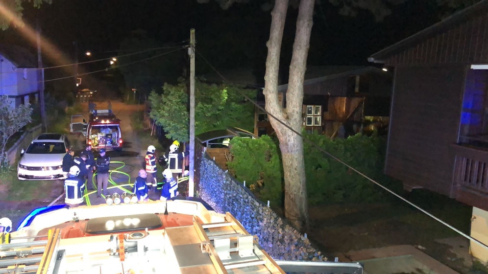 Die Feuerwehr stand im Einsatz.