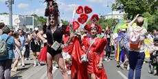 Riesige Party – 250.000 feiern Regenbogenparade am Ring