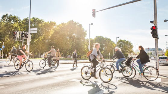 Wien verzeichnet im Mai 2022 einen neuen Rekord an Radfahrern.