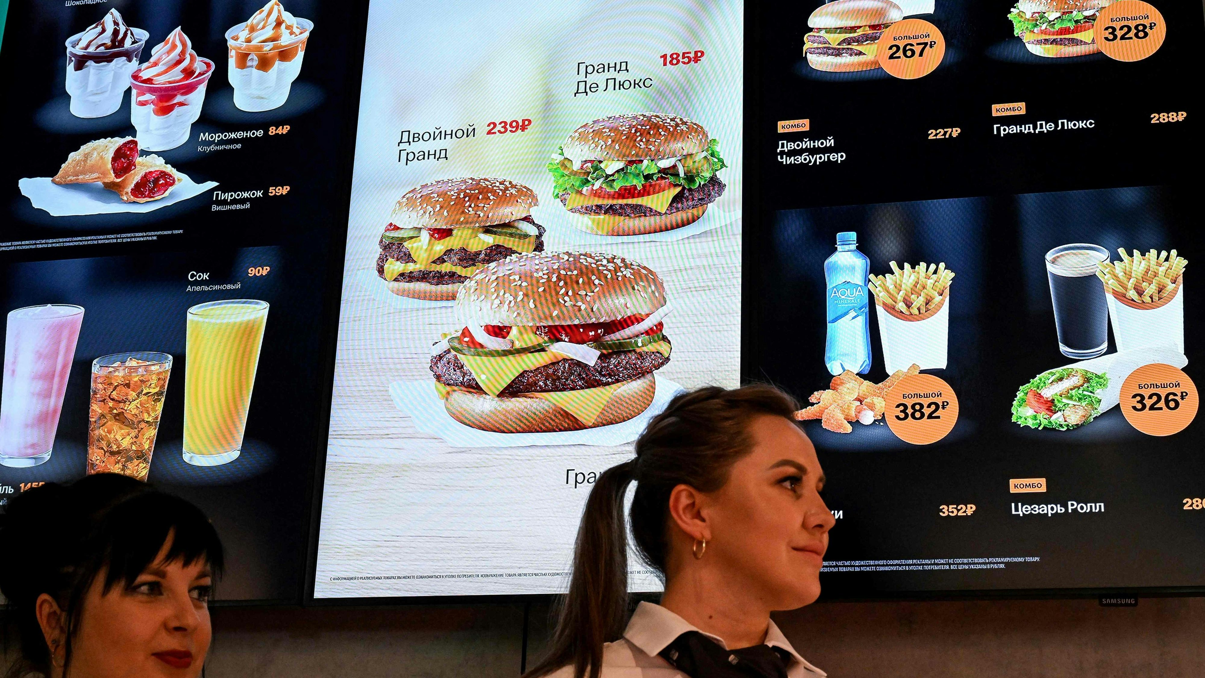 Statt dem weltberühmten BigMac gibt es hier den Grand Deluxe.