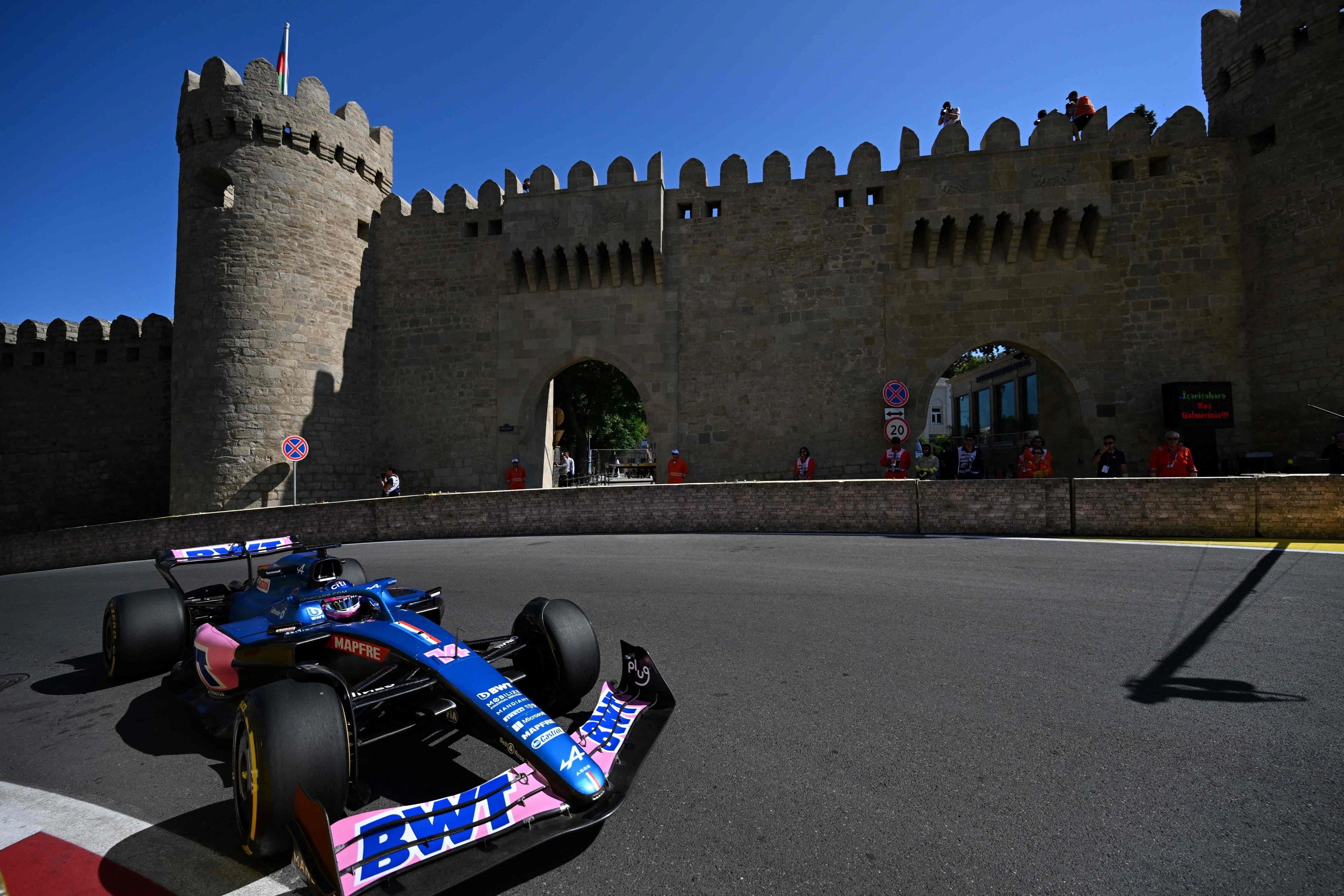 Fernando Alonso im Alpine-Boliden.