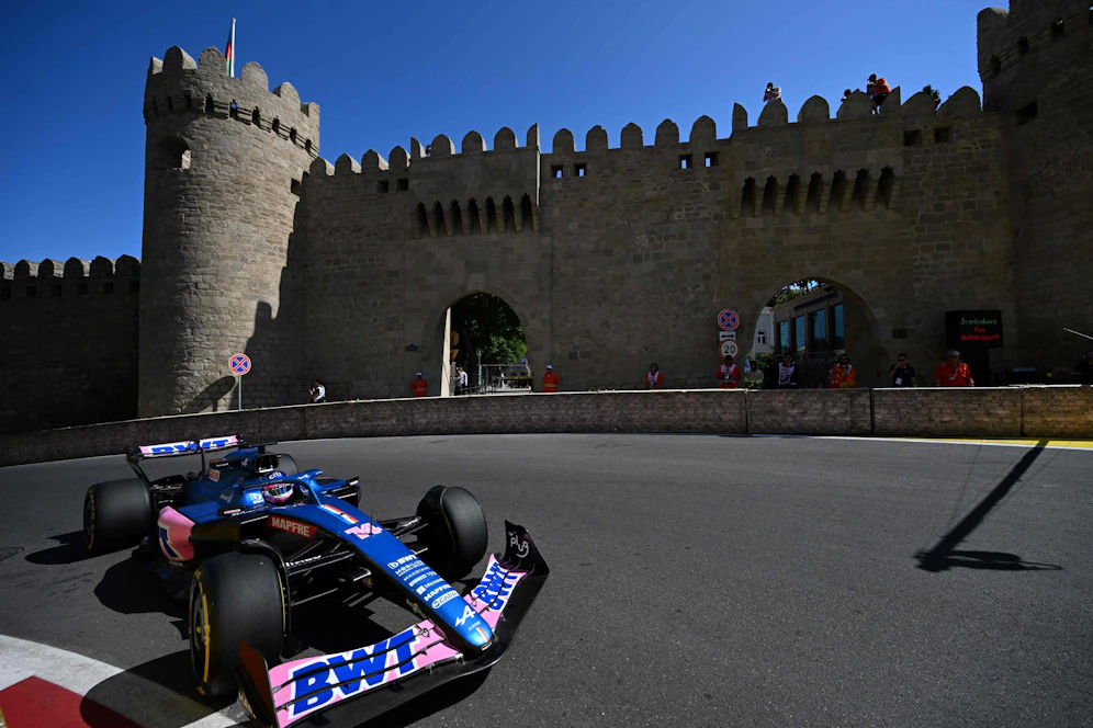 Fernando Alonso im Alpine-Boliden.