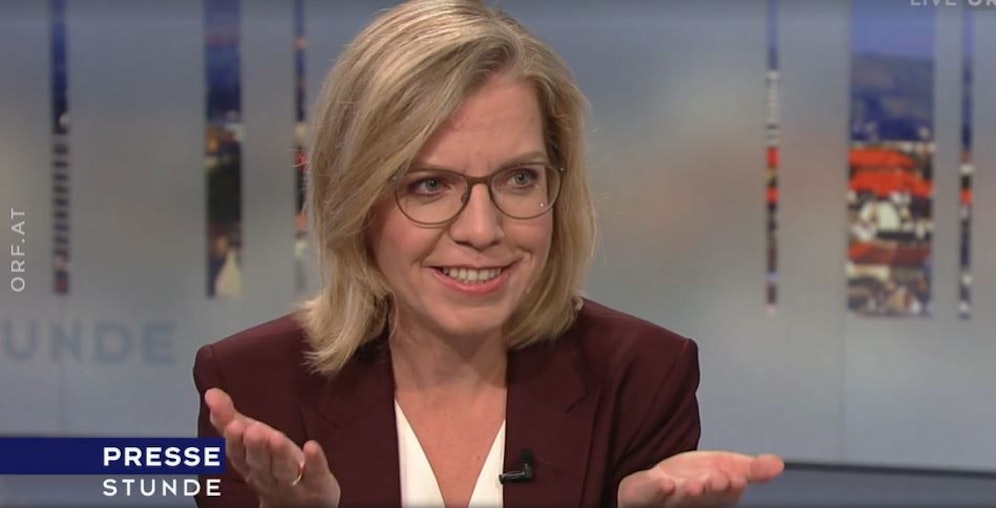Umweltministerin Leonore Gewessler war am Sonntag zu Gast in der ORF-Pressestunde.&nbsp;