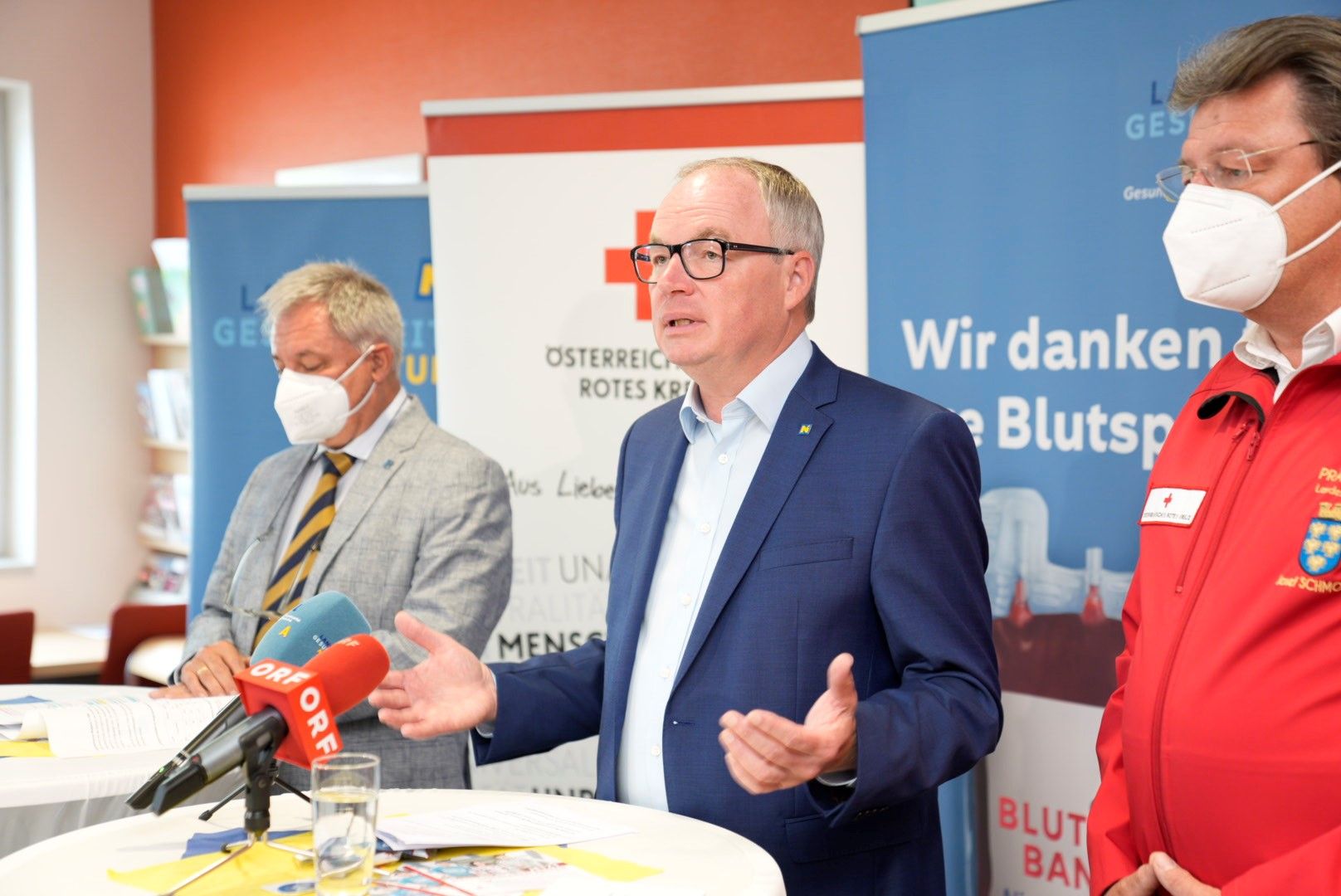 Landesvize Pernkopf mit Appell zum Blutspenden