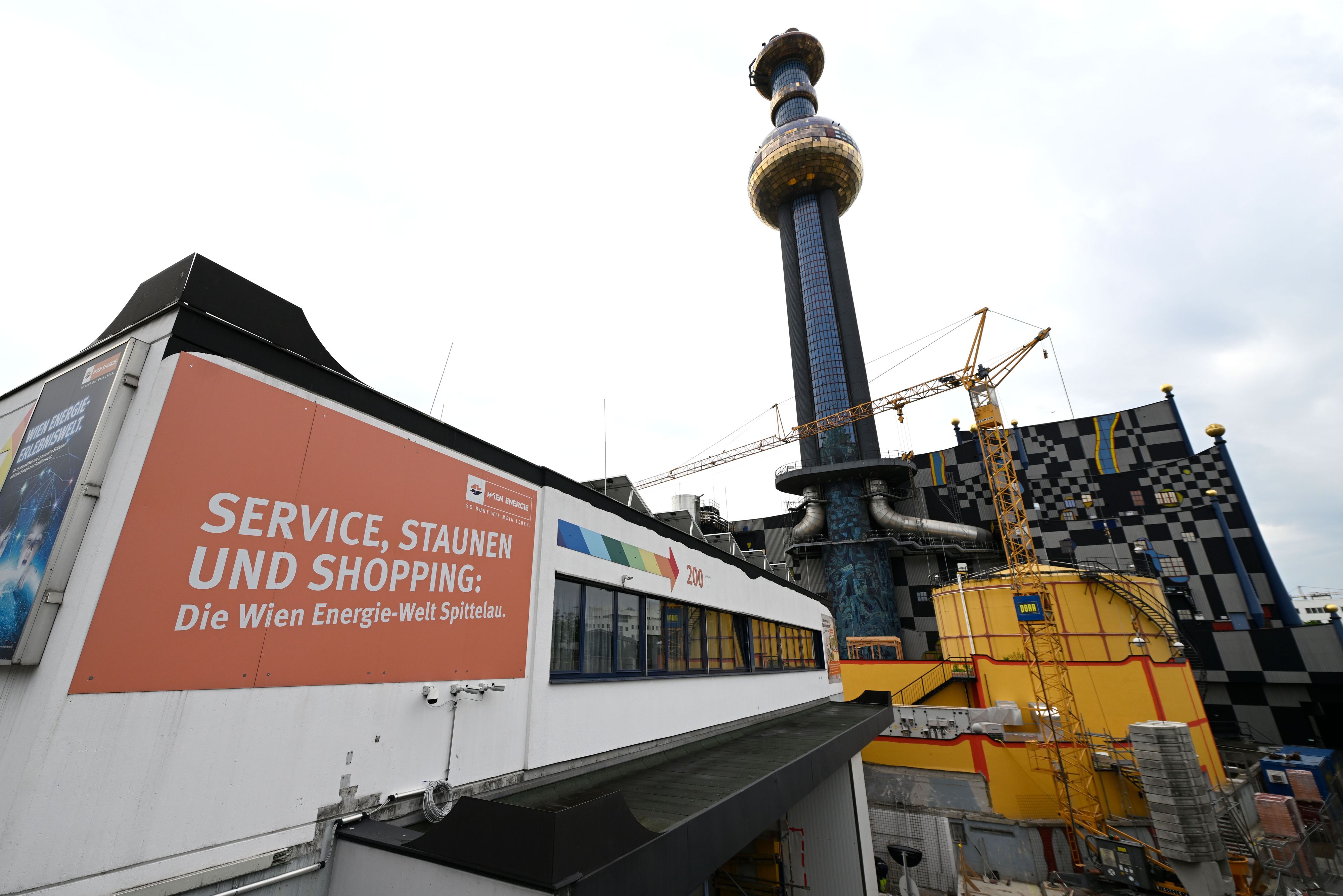 Die Müllverbrennungsanlage Spittelau (Archivfoto). Angesichts hoher Energiepreise schnürt die Stadt Wien ein neues Hilfspaket.