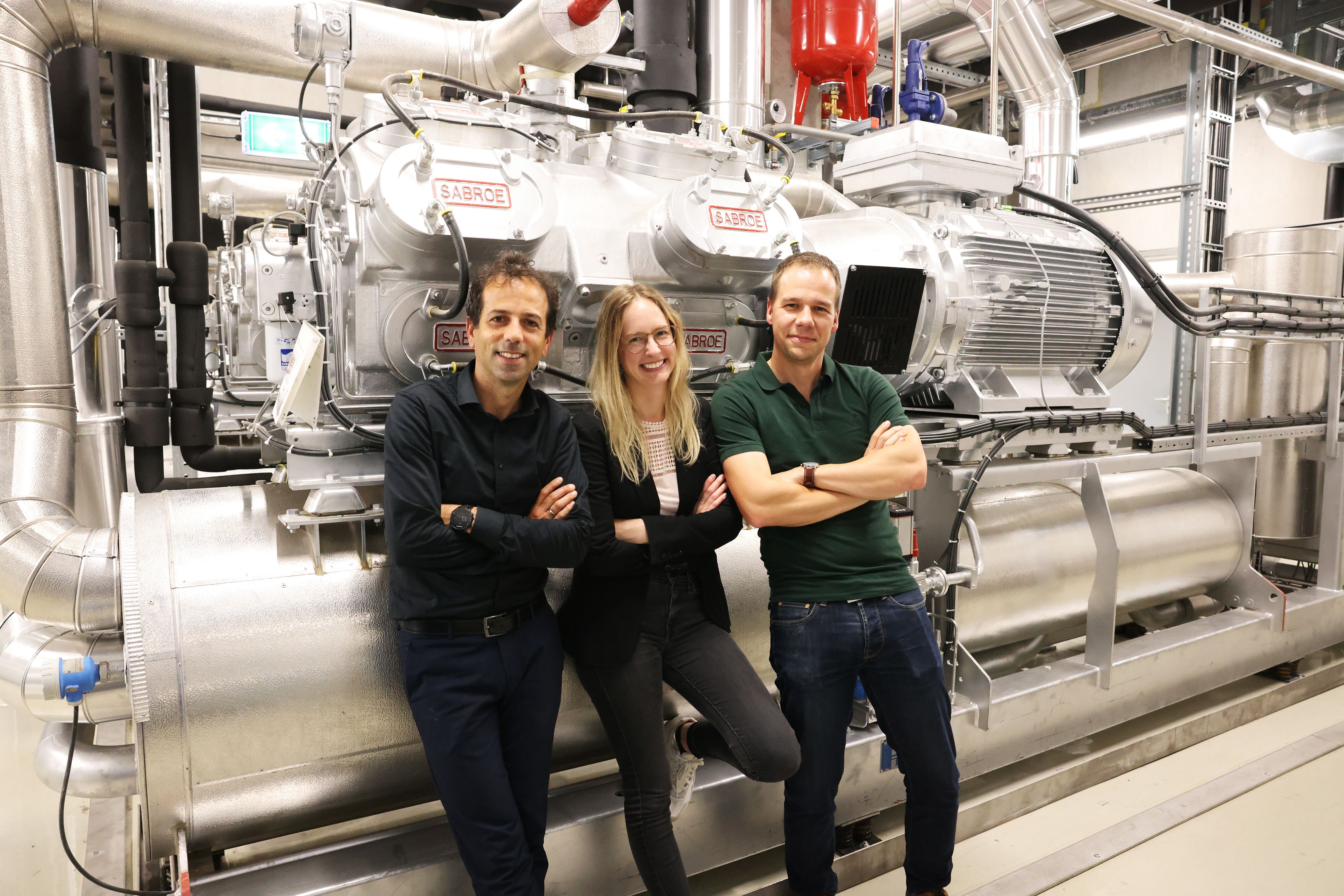 20220610 / klimpioniereInnen helene eckerstorfer, mario wallner und rusbeh rezania mit dem projekt "dekarbonisierung fernwärmenetz" / foto: sabine hertel / tageszeitung heute