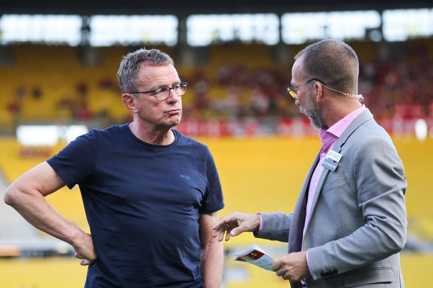 Roman Mählich mit ÖFB-Teamchef Ralf Rangnick