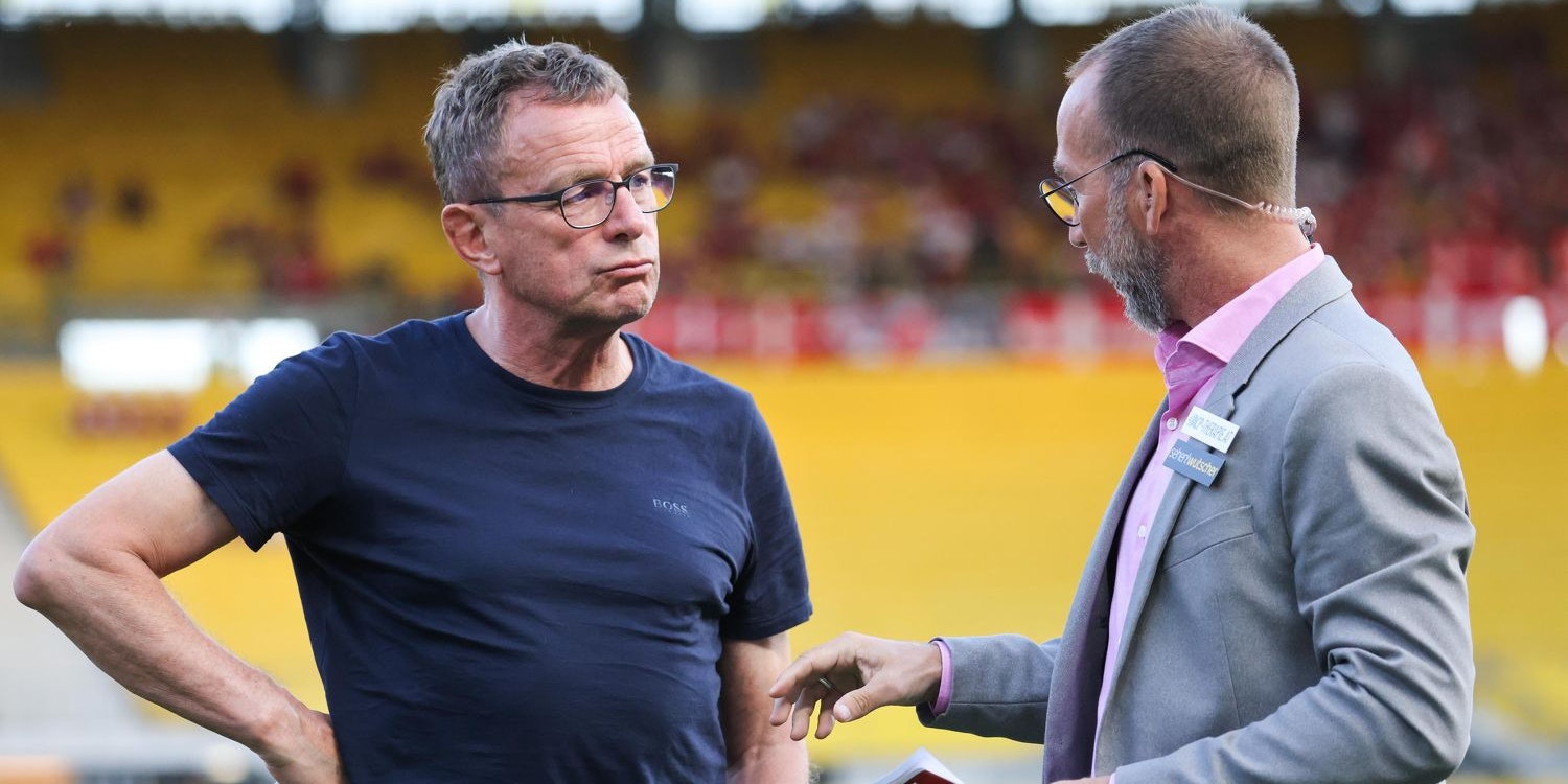 Roman Mählich mit ÖFB-Teamchef Ralf Rangnick