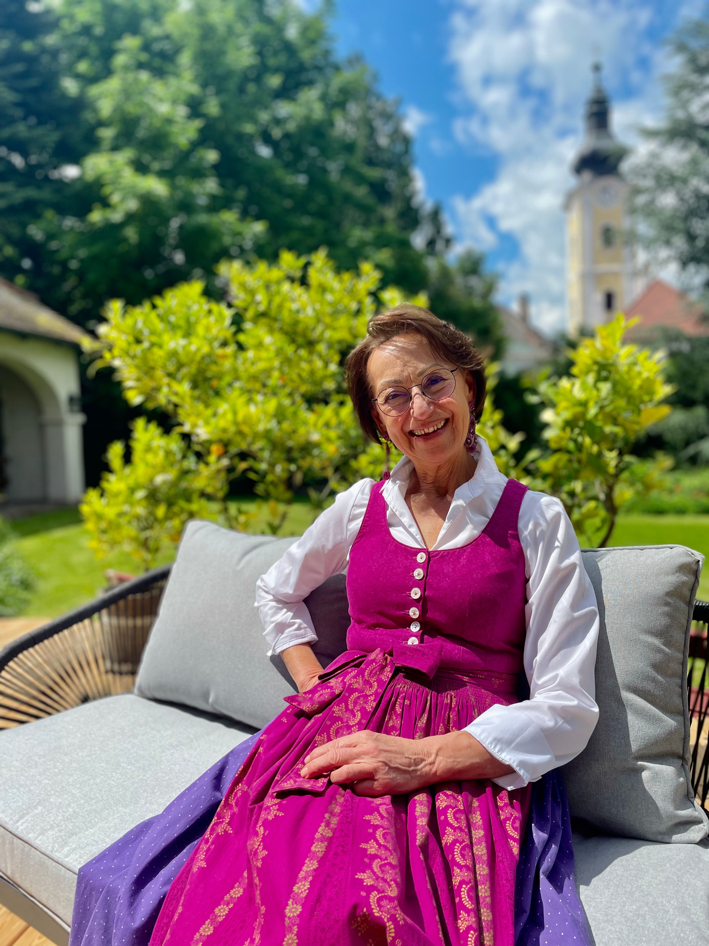 Senior-Winzerin und Kochbuchautorin Christine Saahs.