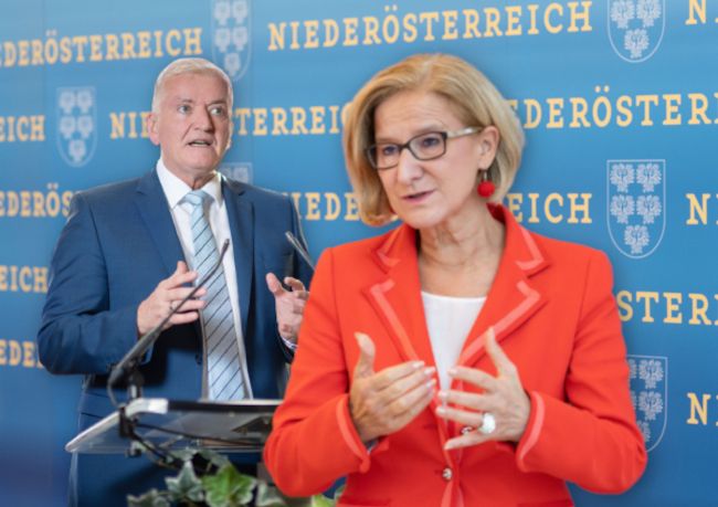 Mikl-Leitner lobt das Paket, Schnabl kritisiert ihre Partei.