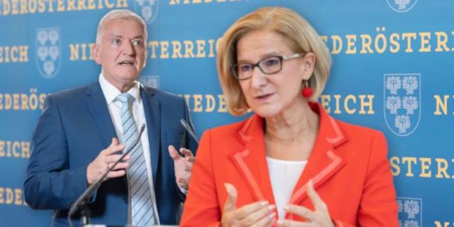 Mikl-Leitner lobt das Paket, Schnabl kritisiert ihre Partei.