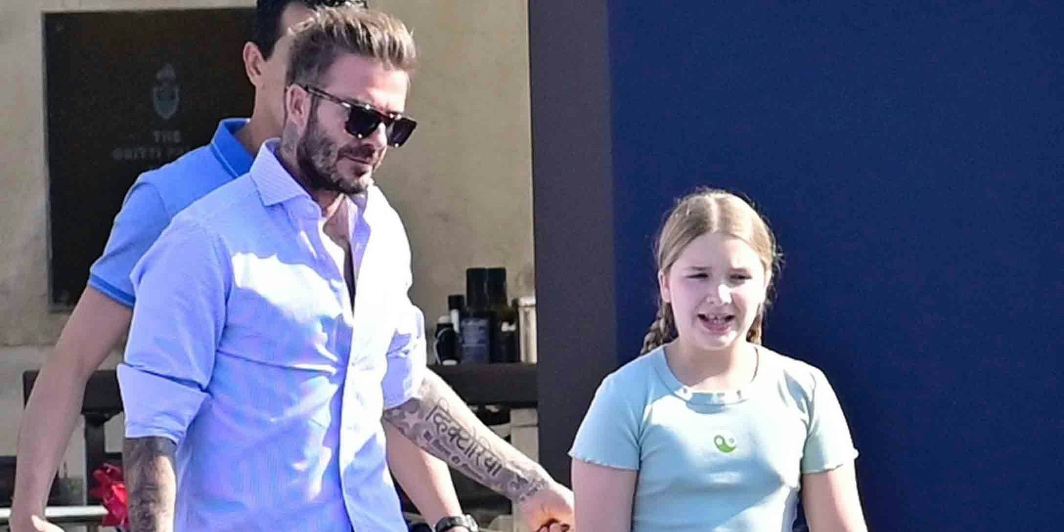 David Beckham mit Tochter Harper in Venedig unterwegs