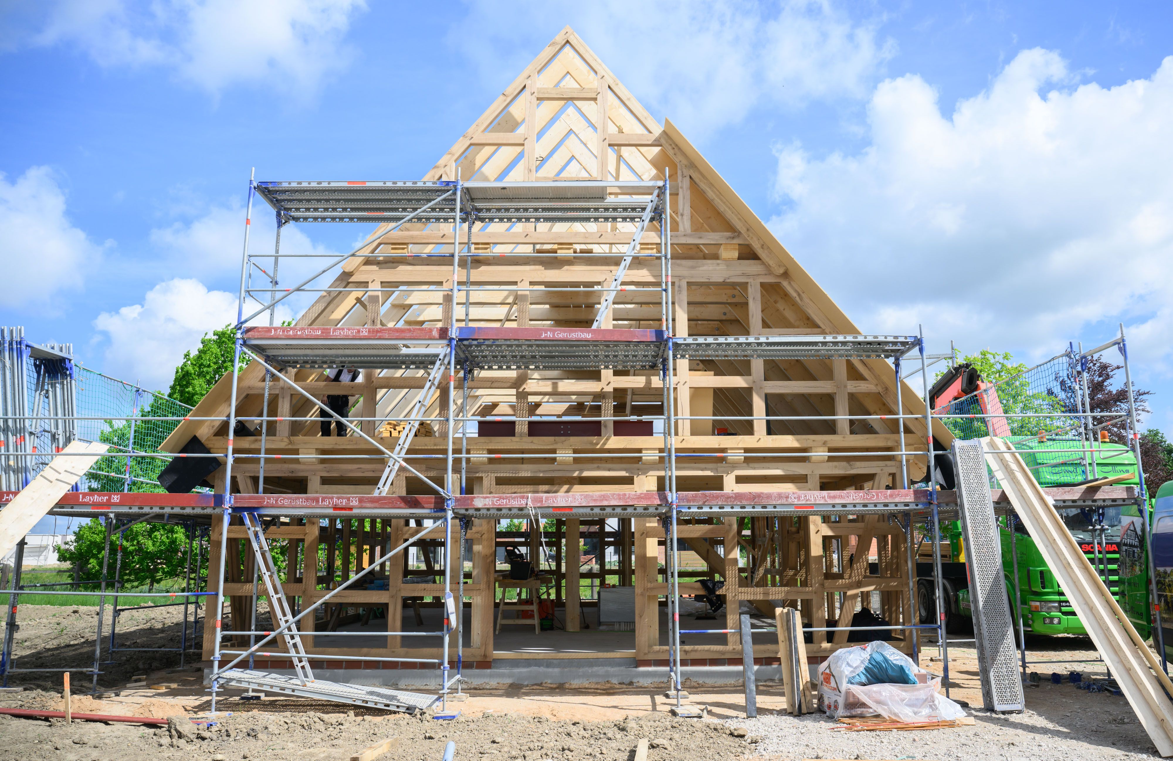 Auch Hausbauen ist deutlich teurer geworden. 