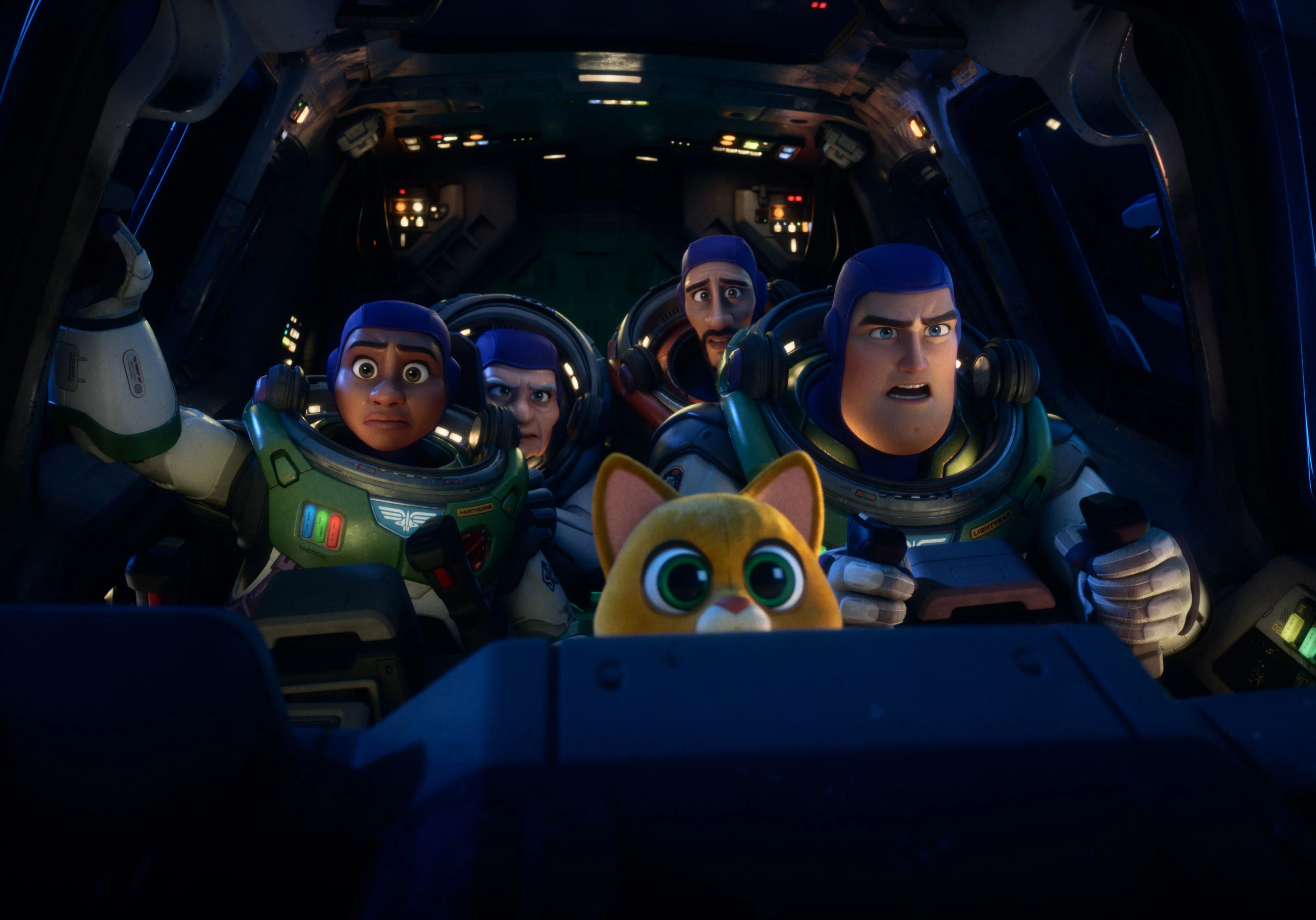 ALISHA? – In Disney and Pixar’s “Lightyear,” Buzz (voice of Chris Evans) returns to the planet he’s been marooned on for decades after a monumental test flight. But things have changed while he was away. When he runs into Izzy Hawthorne (voice of Keke Palmer), he mistakes her for her grandmother Alisha—Buzz’s best friend and commander. Peter Sohn lends his voice to Buzz’s dutiful robot companion, Sox. Directed by Angus MacLane (co-director “Finding Dory”) and produced by Galyn Susman (“Toy Story That Time Forgot”), the sci-fi action-adventure opens in U.S. theaters on June 17, 2022. © 2022 Disney/Pixar. All Rights Reserved.