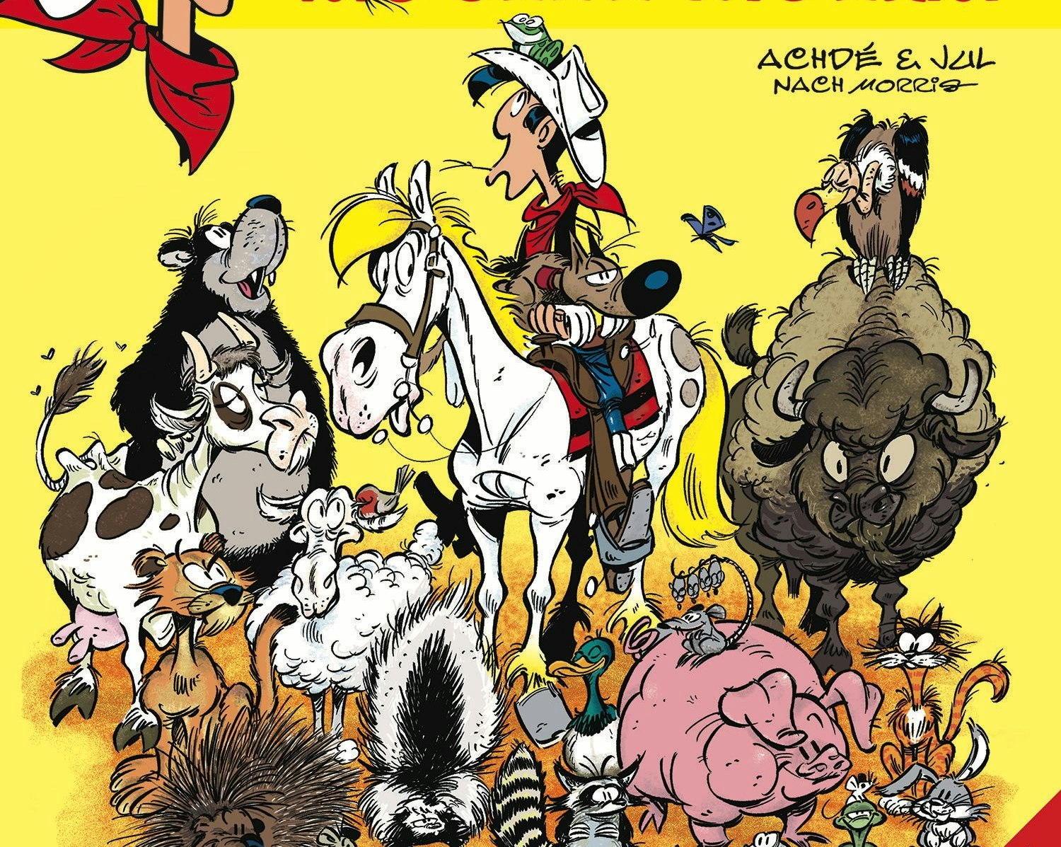 Vorlufiges Cover Lucky Luke 101 Rantanplans Arche / Weiterer Text ber ots und www.presseportal.de/nr/8146 / Die Verwendung dieses Bildes ist fr redaktionelle Zwecke unter Beachtung ggf. genannter Nutzungsbedingungen honorarfrei. Verffentlichung bitte mit Bildrechte-Hinweis.
