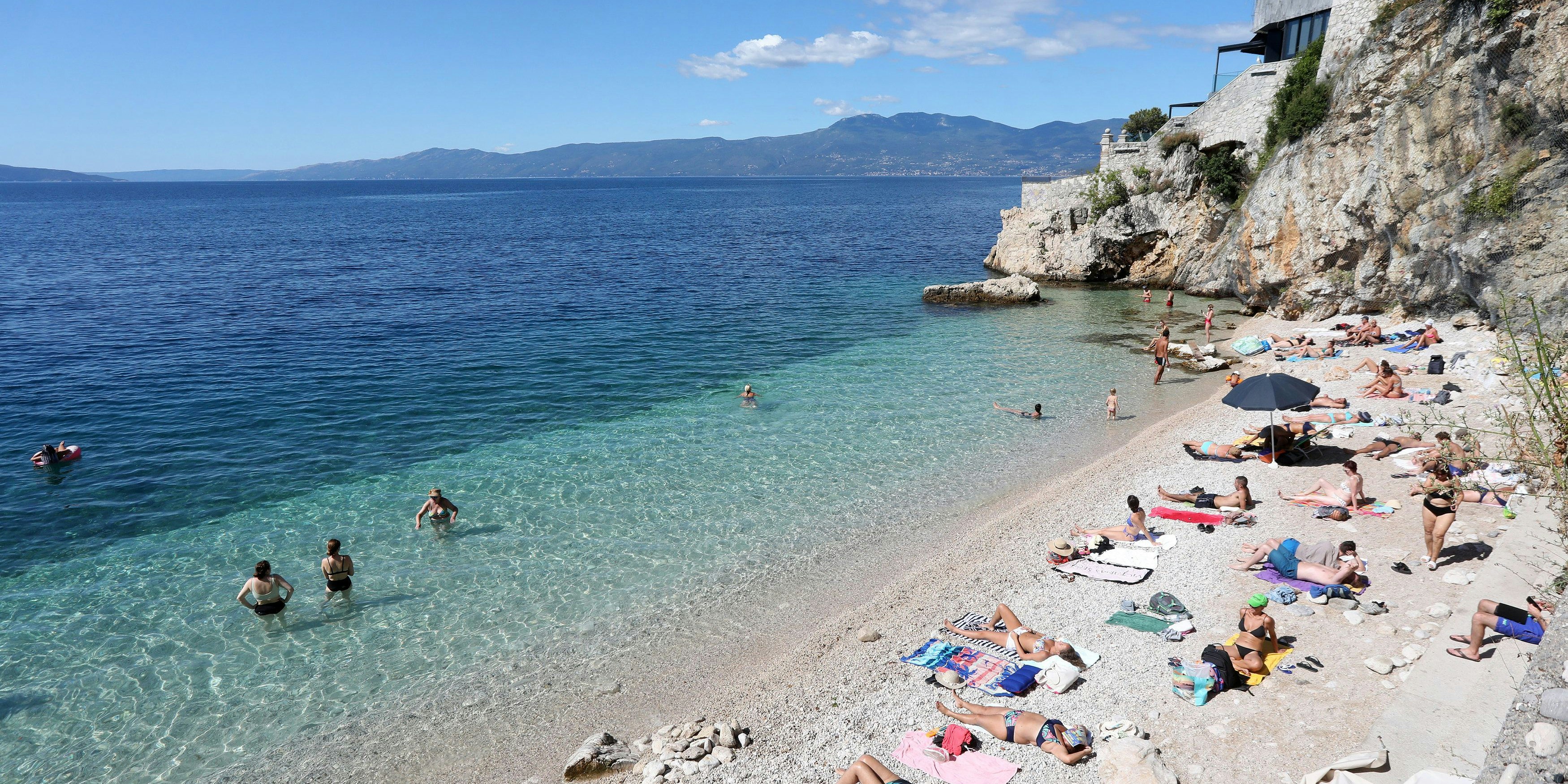 Strand in Rijeka