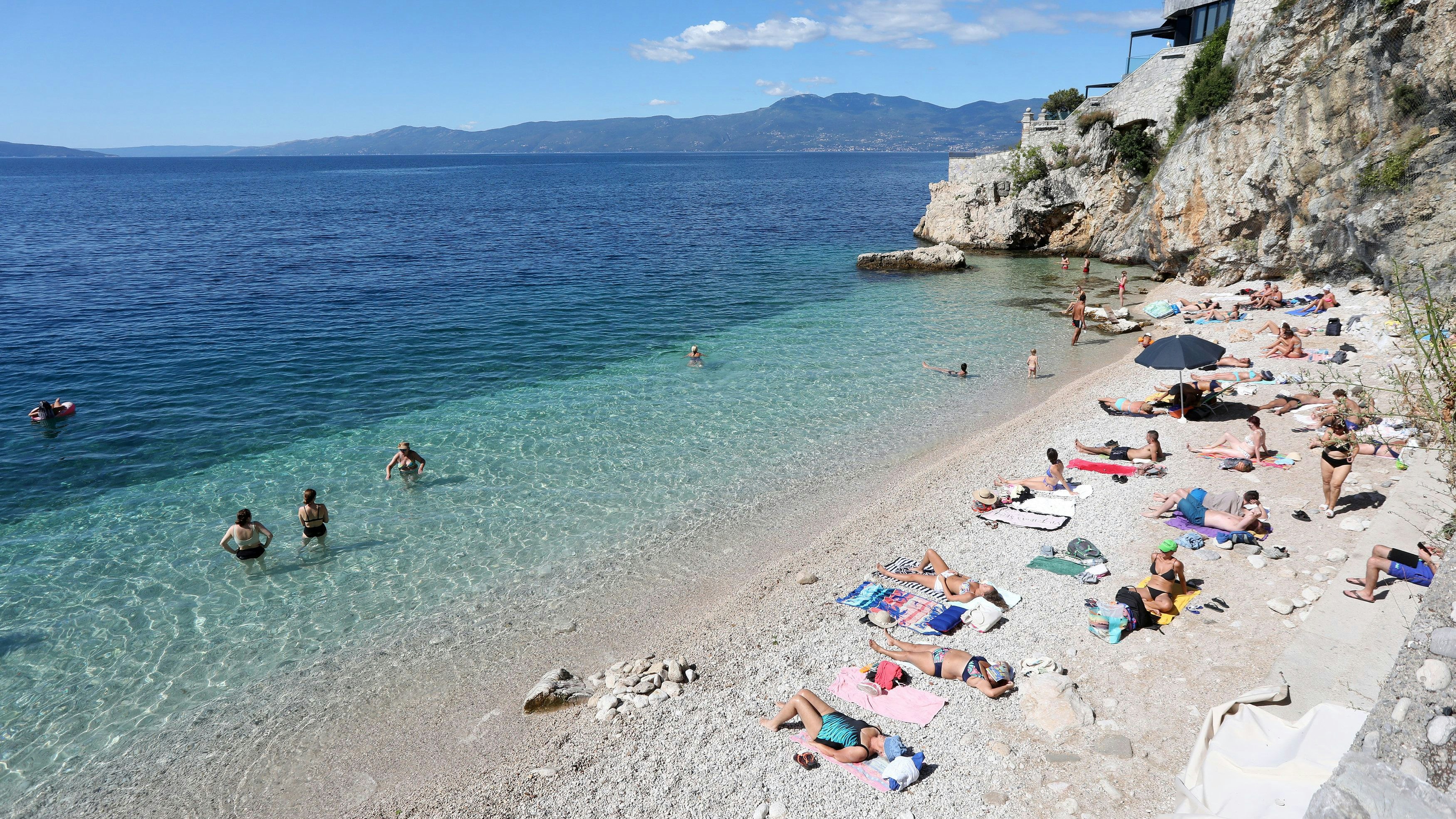 Strand in Rijeka