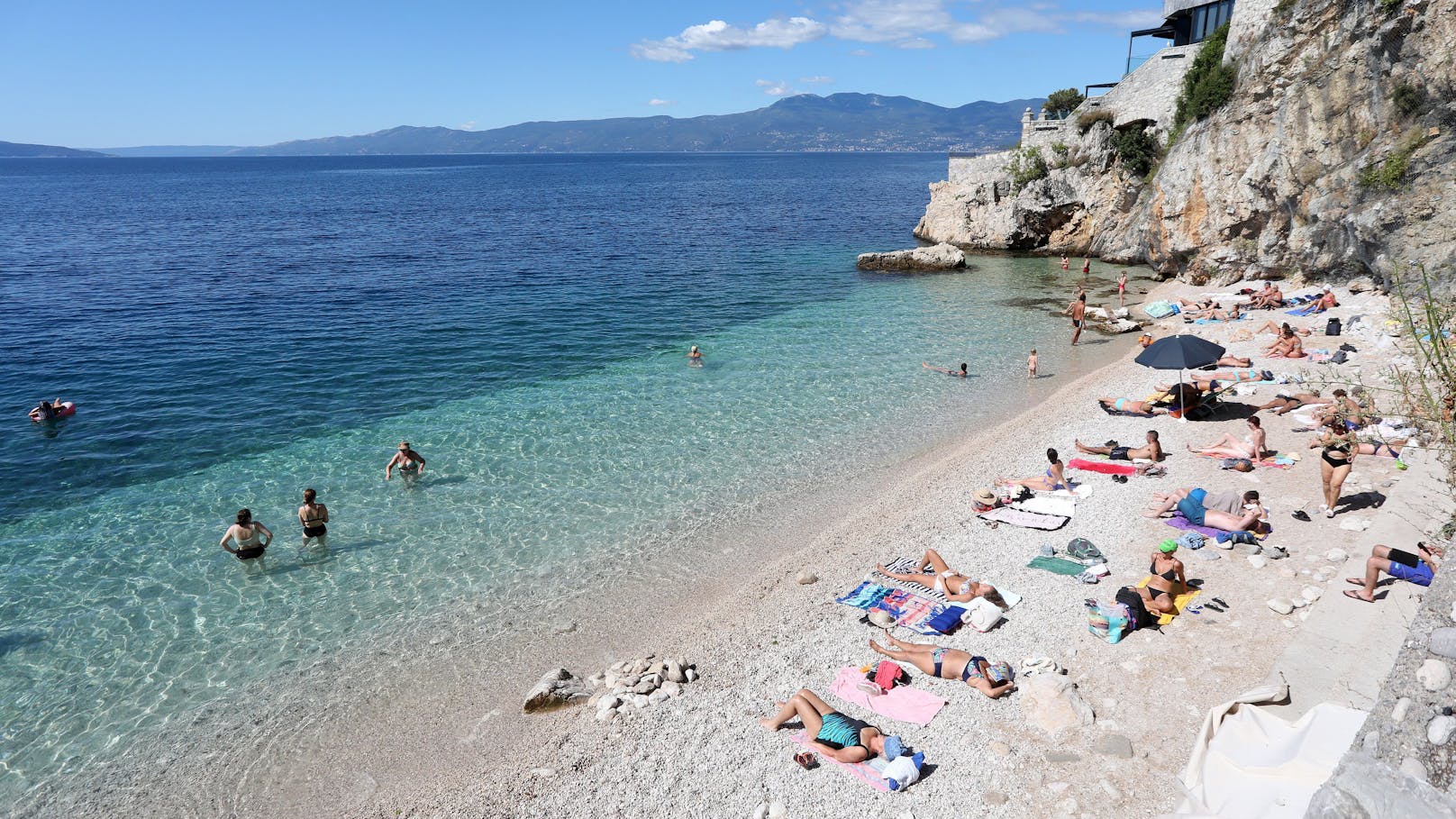 Strand in Rijeka